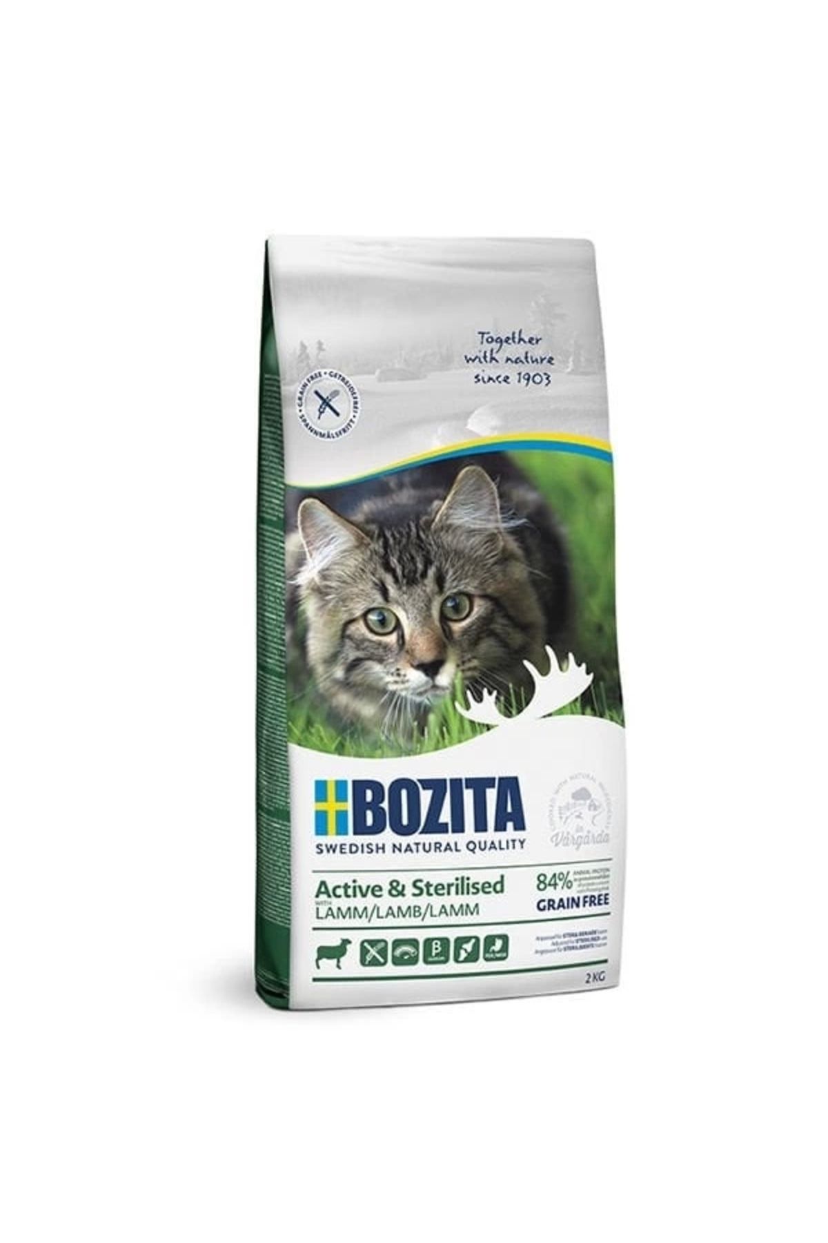 Bozita Outdoor Active Kuzu Etli Yetişkin Kısırlaştırılmış Kedi Maması 2 Kg