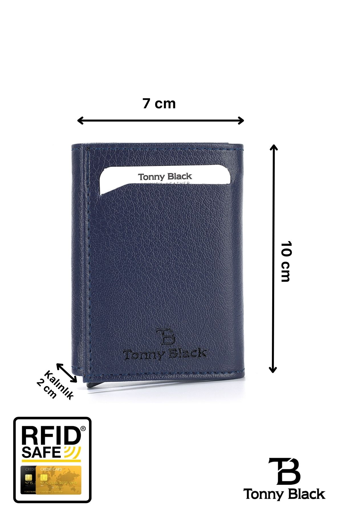 Tonny Black-Original Automatic Mechanism Boxed Rfid Protection Anti-Theft Wallet with Money & Card Holder 5