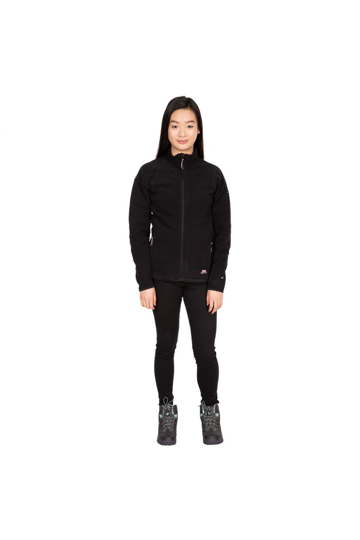 ترسپس بدون توقف - ژاکت پشمی زنانه Fe Fleece At100 مشکی قطبی زنانه FAFLFLTR0022