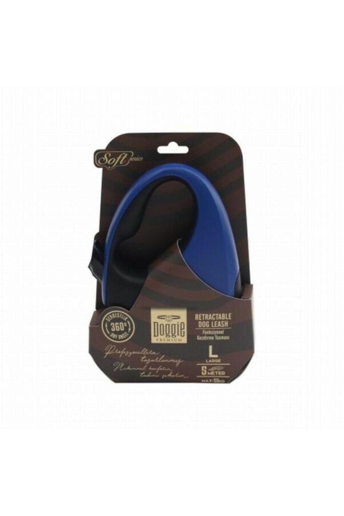 O Dog Doggie Soft Otomatik Köpek Uzatma Tasması Large Royal Mavi 50 Kg 5 Mt - Petshopundan
