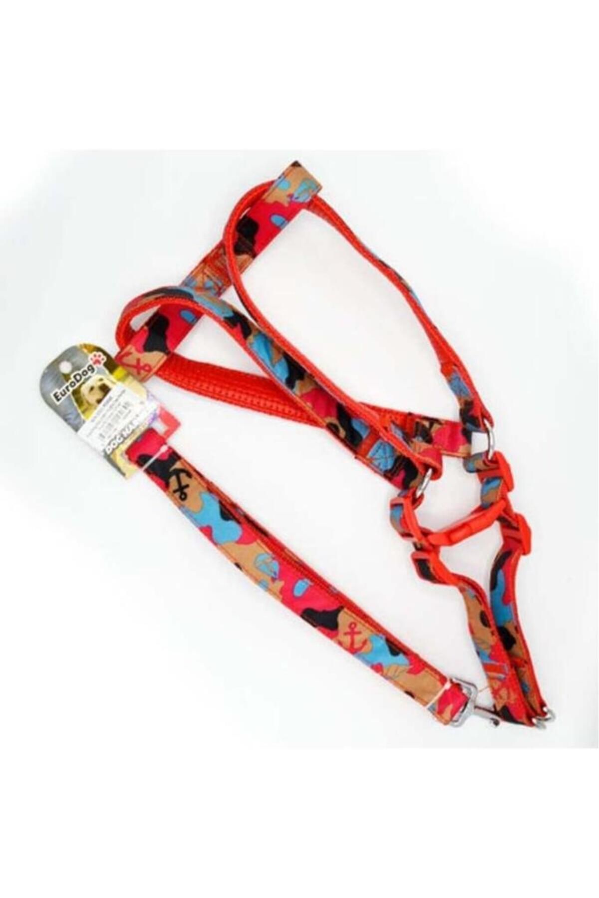 O Dog Eurodog Köpek Uzatma Tasması+Göğüs Tasması Pembe Kamuflaj 25mm 120 Cm - 454-2221-PEMBE - Petshopund