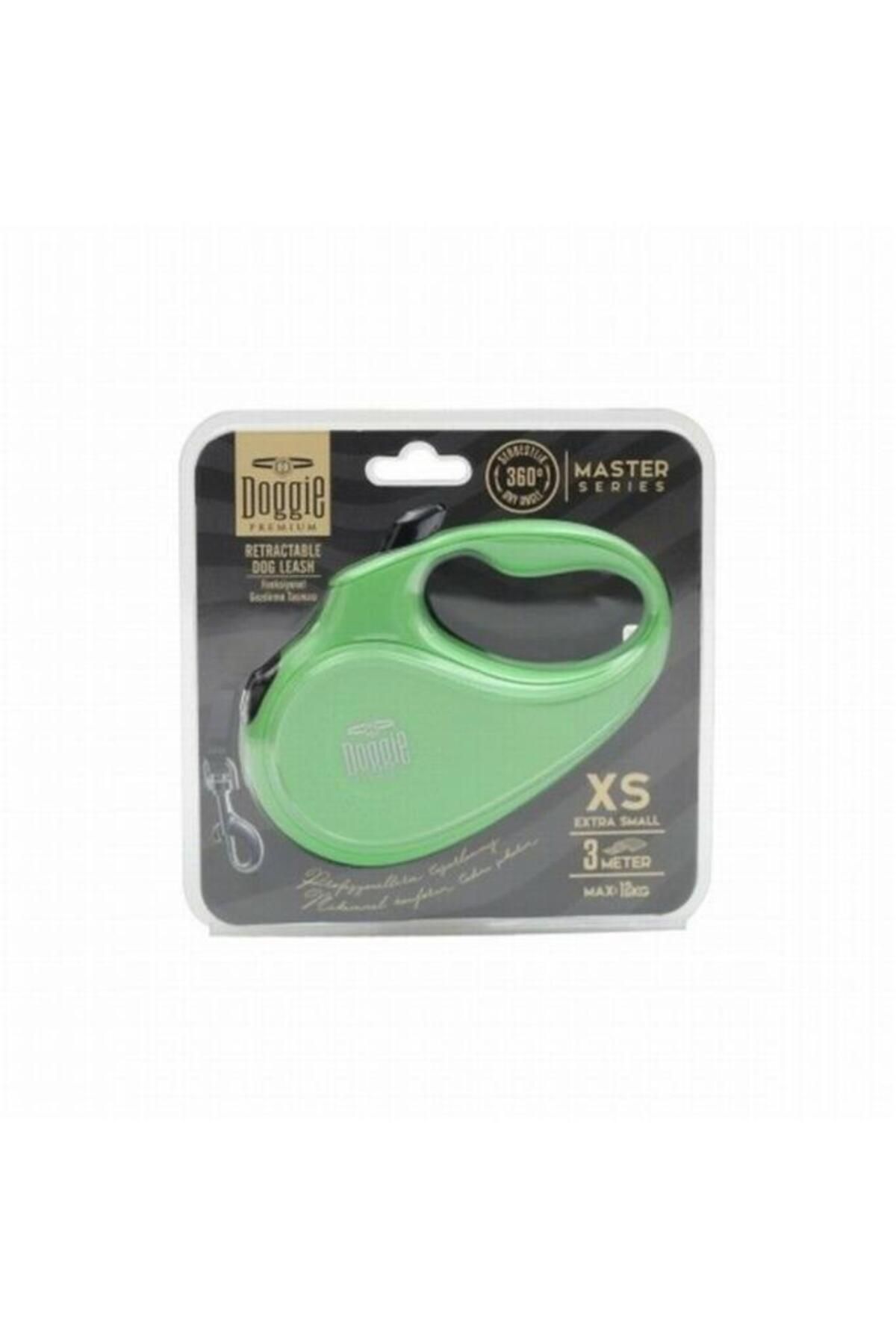 O Dog Doggie Master Otomatik Köpek Uzatma Tasması Xsmall Yeşil 12 Kg 3 Mt - Petshopundan