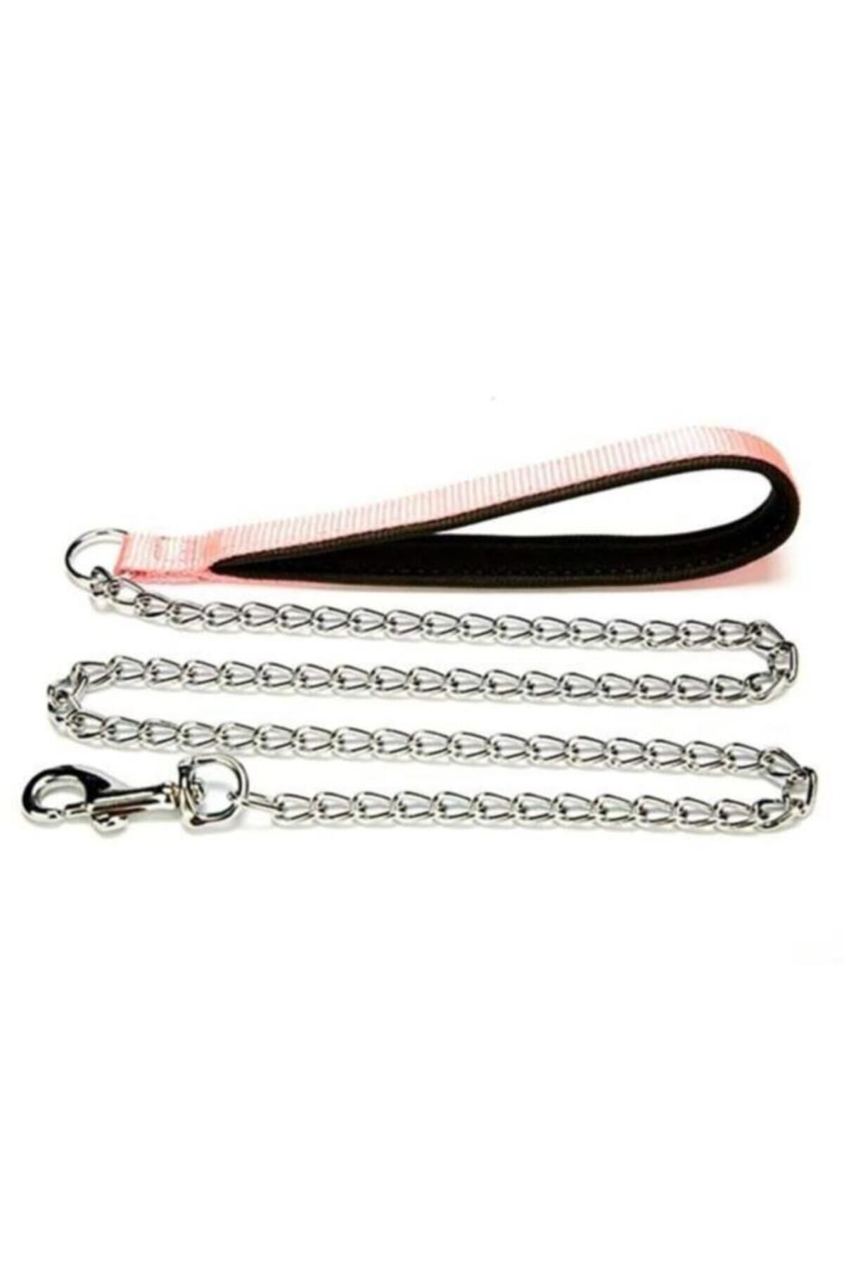 O Dog Doggie Konfor Dokuma Zincir Köpek Gezdirme Tasması Medium Pembe 2.5x110 Cm - Petshopundan