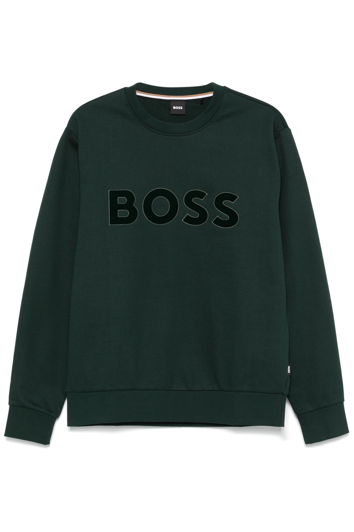 باس سویشرت مردانه آستین بلند یقه گرد طرح لوگو برند، رنگ سبز، کد ۵۰۵۲۴۳۶۰-۳۸۵