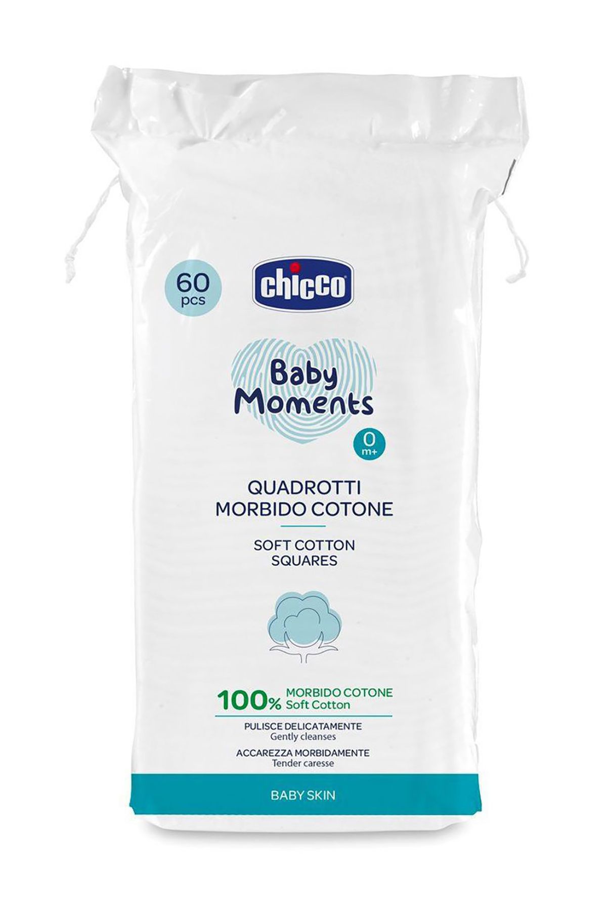 Chicco Baby Moments Temizleme Pamuğu 60 Adet