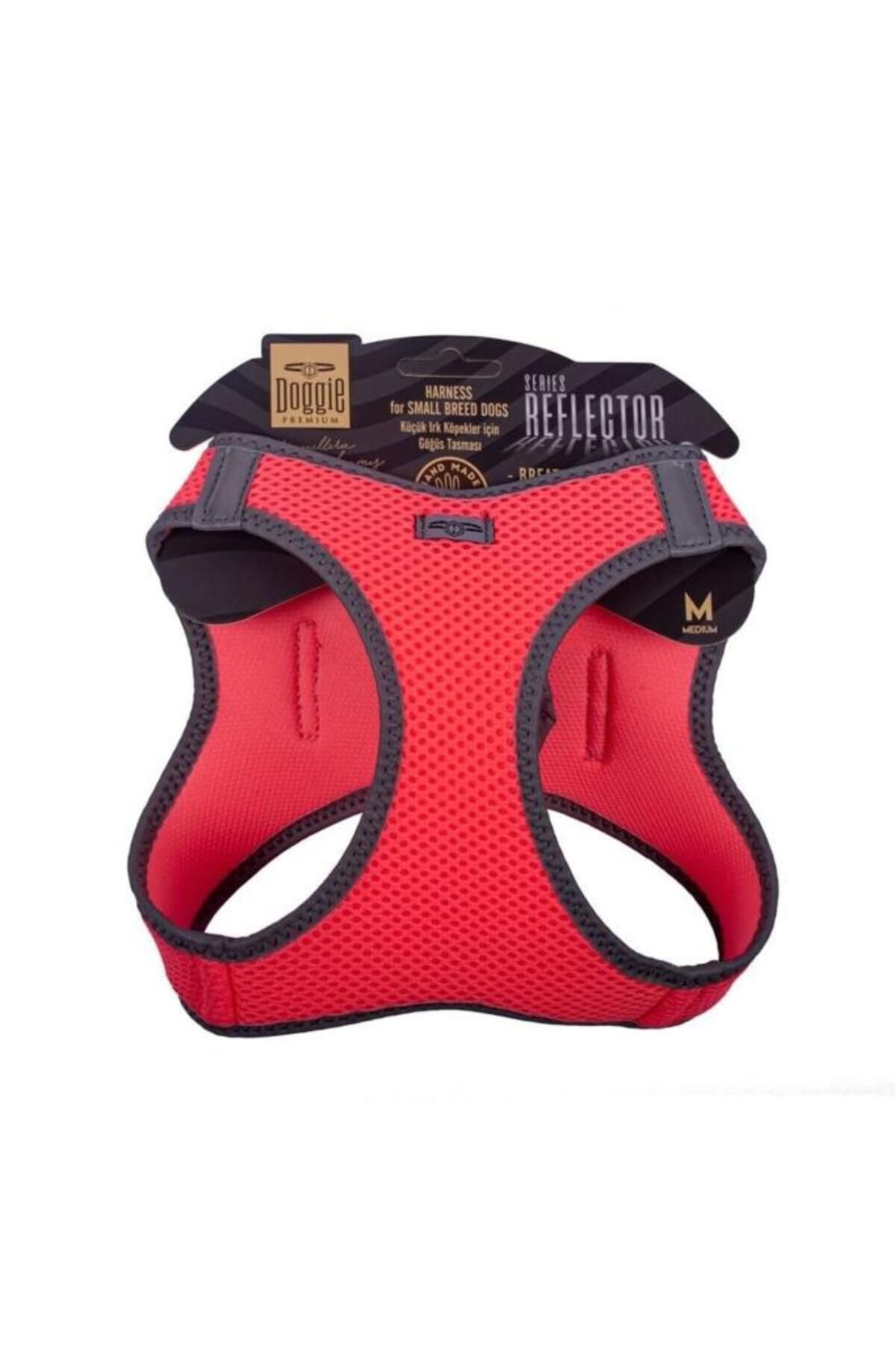 O Dog Doggie Havalı Dokuma Reflektör Küçük Irk Köpek Göğüs Tasması Medium Pembe 38-44 Cm - Petshopundan