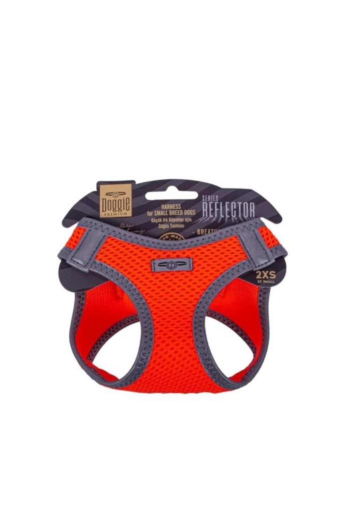 O Dog Doggie Havalı Dokuma Reflektör Küçük Irk Köpek Göğüs Tasması Xxsmall Turuncu 26-30 Cm - Petshopundan