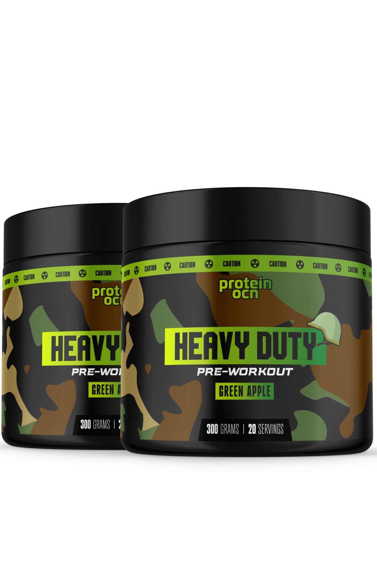 Proteinocean Heavy Duty Preworkout Yeşil Elma - 300g x 2 Adet