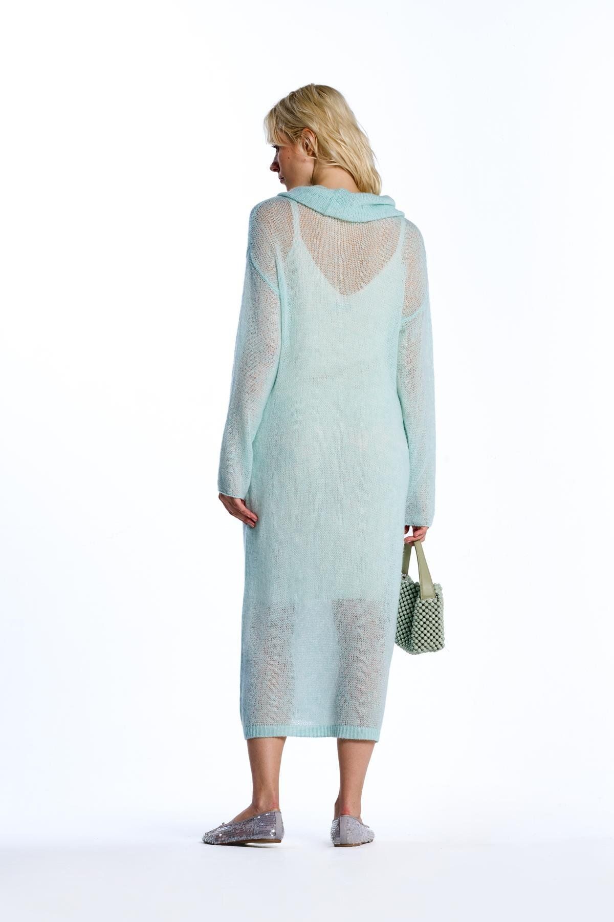 SHERIN-Mint Transparent Dress 5