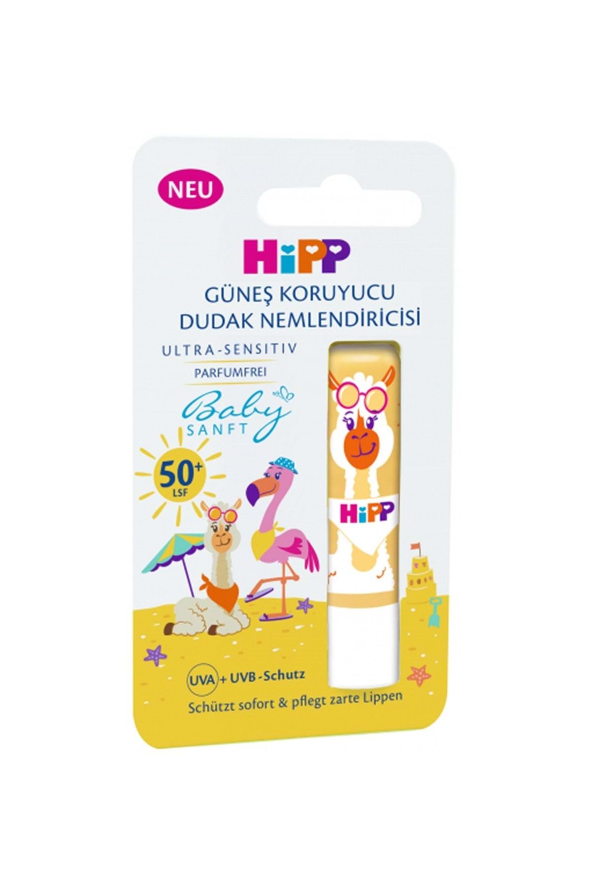 Hipp Babysanft Organik Dudak Nemlendiricisi Ultra Sensıtıv 4.8gr (SARI)