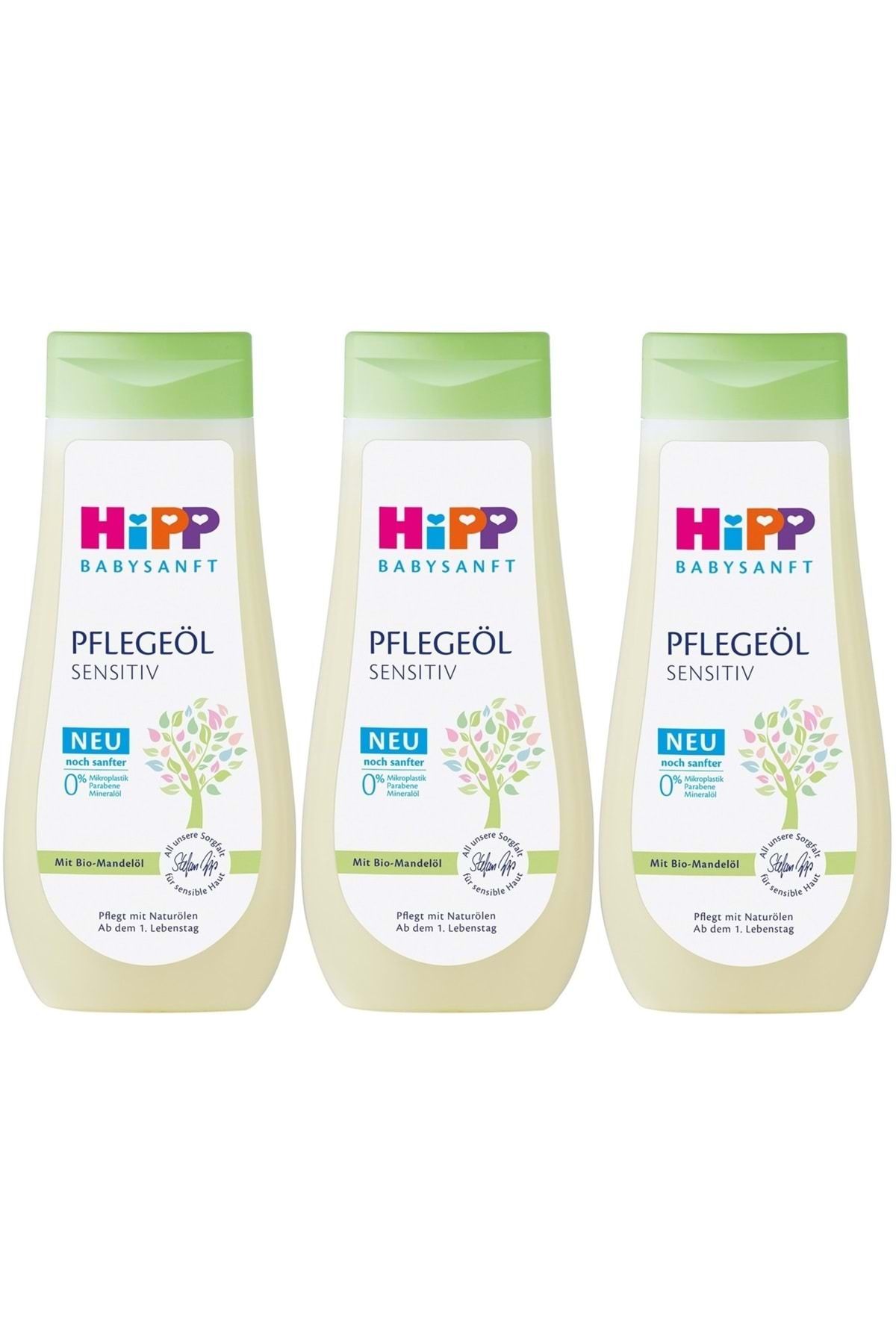 Hipp Babysanft Bebek Bakım Yağı/Pelegeöl Sensıtıv 200ML (3 Lü Set)