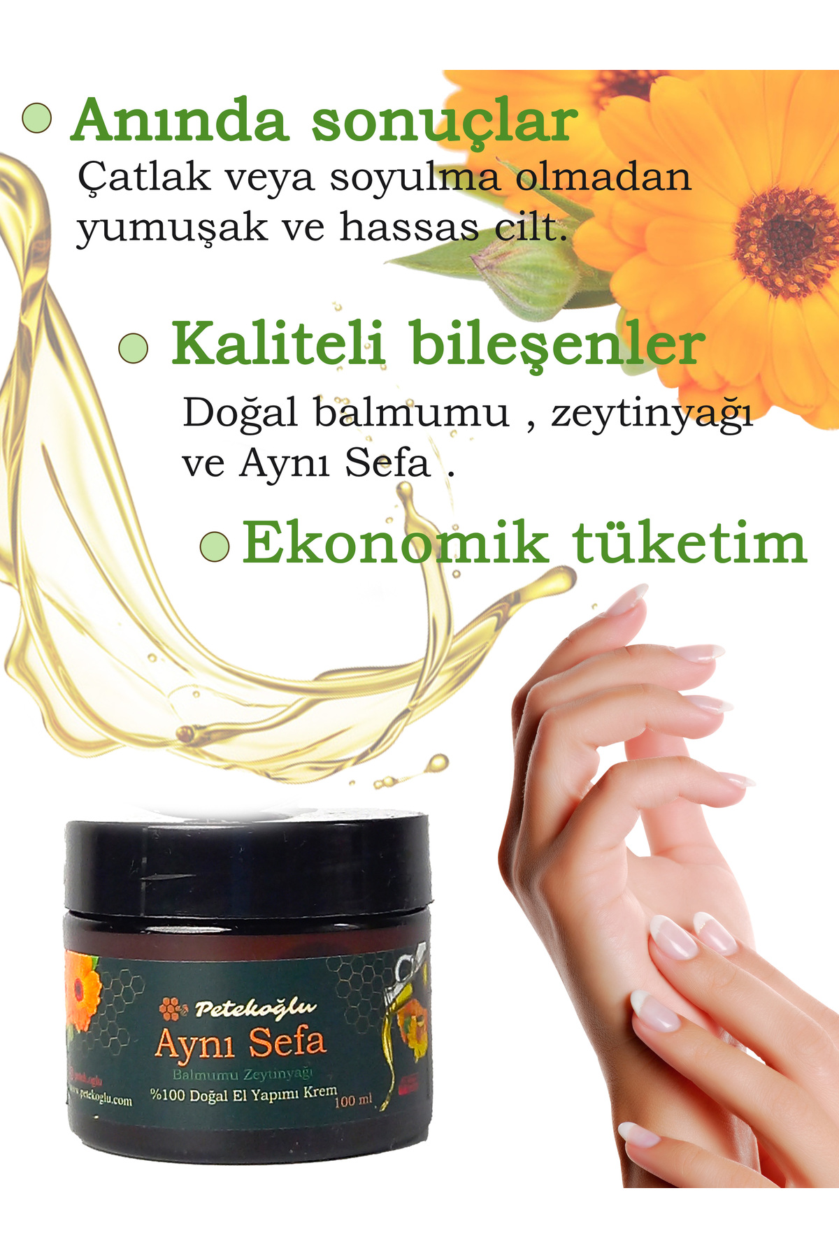 (100ml) Aynısefa Balmumu Zeytinyağlı Onarıcı Nemlendirici Günlük Krem — kr31 — تصویر 4 از 5