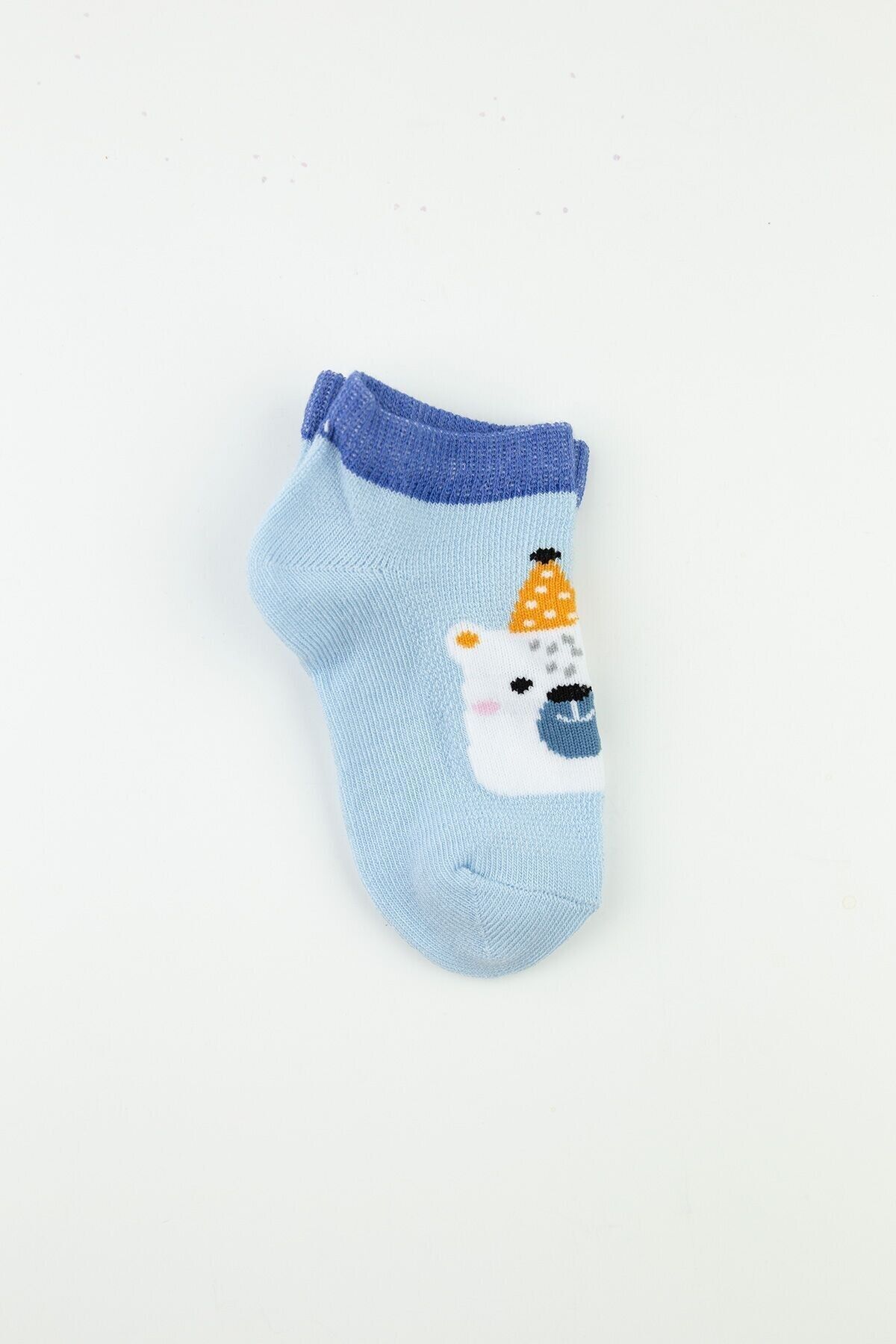 Bross-3 Pack Fanimal Baby Boy Booties Socks 2