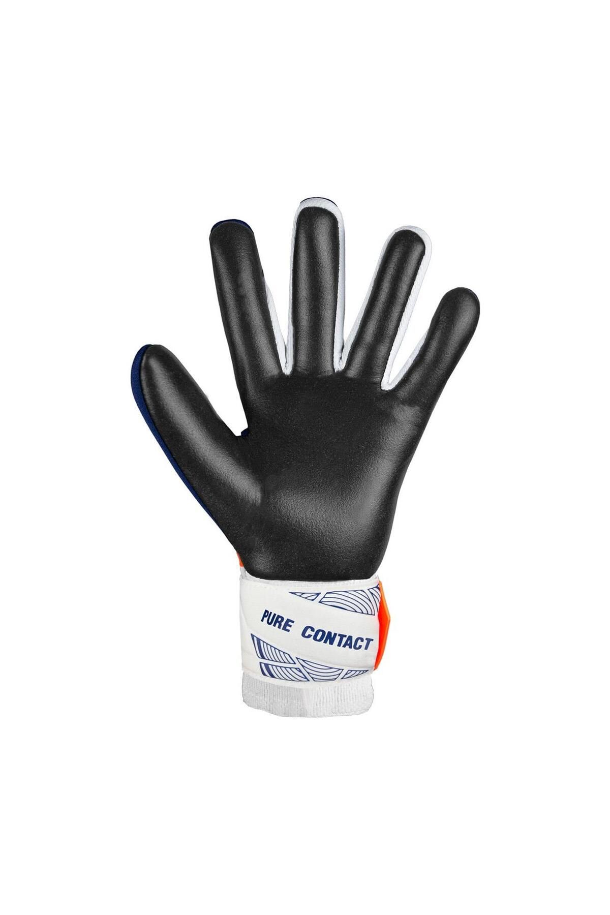 دستکش دروازه بان مردانه و زنانه 5470200 نقره ای NAVY BLUE ORANGE Reusch