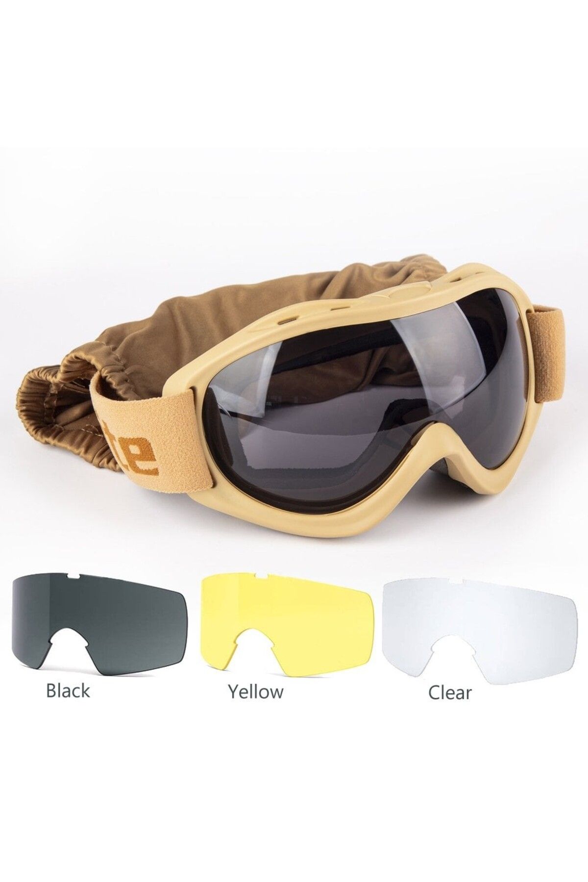 Evolite Ballistik Protector Goggle - Coyote MIL-PRF