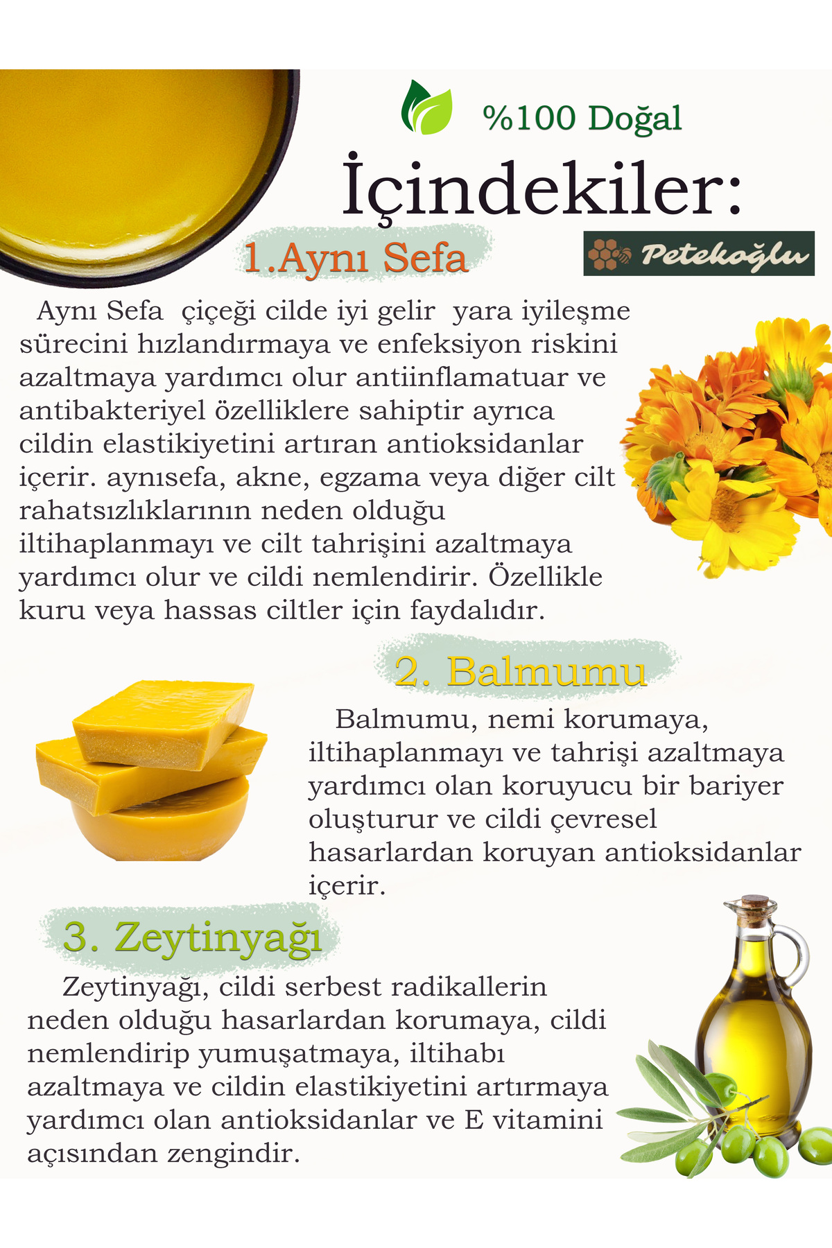 (100ml) Aynısefa Balmumu Zeytinyağlı Onarıcı Nemlendirici Günlük Krem — kr31 — تصویر 5 از 5
