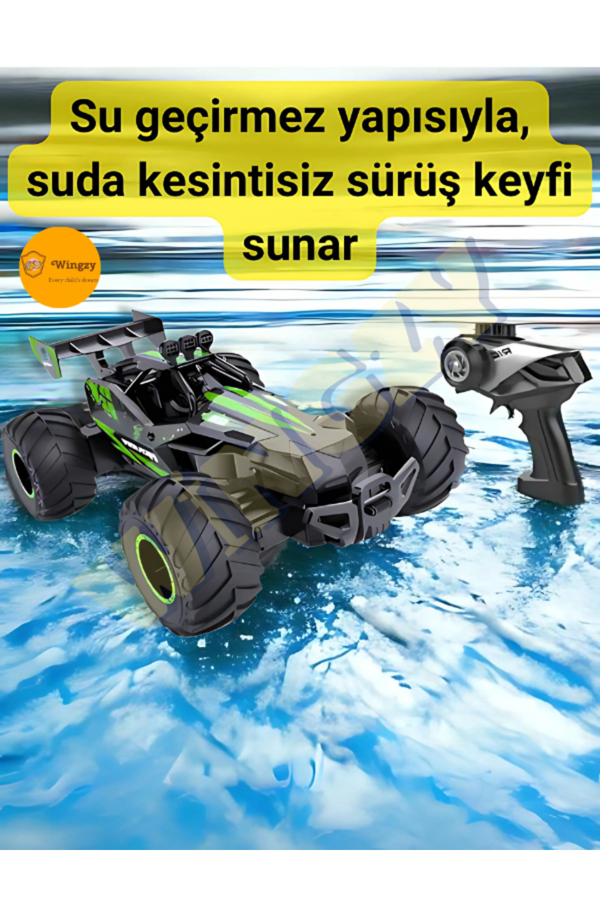 Su ve Karada Giden Uzaktan Kumandalı Offroad Arazi Aracı - Çocuklar İçin Macera Dolu Hediye