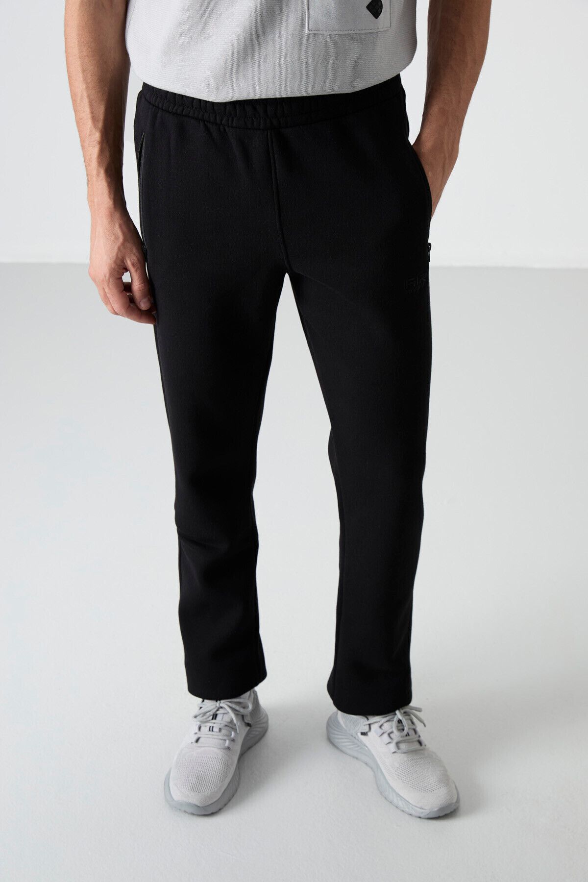 AIR JONES-Pantaloni de trening pentru bărbați Carlo Black Lace - 84942 1