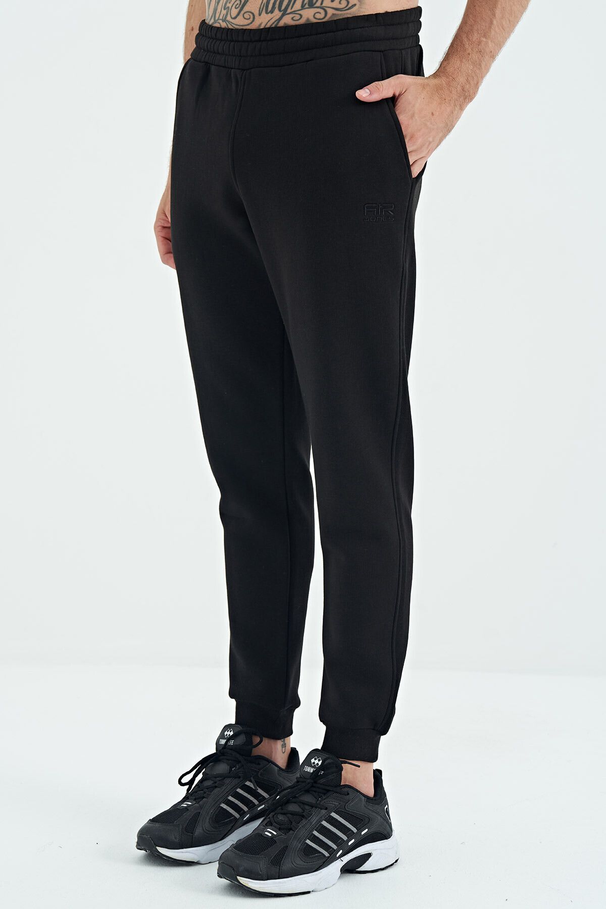 AIR JONES-Pantaloni de trening pentru bărbați Sean Black Lace - 84928 5