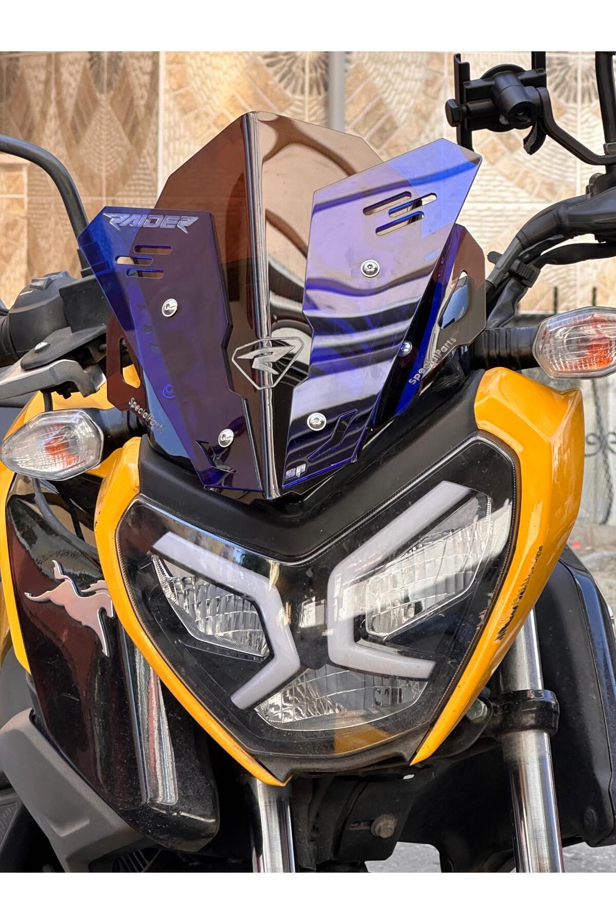 TVS Sp- Raider Spor Ön Cam (SPERLİK SİYAH&LACİVERT)