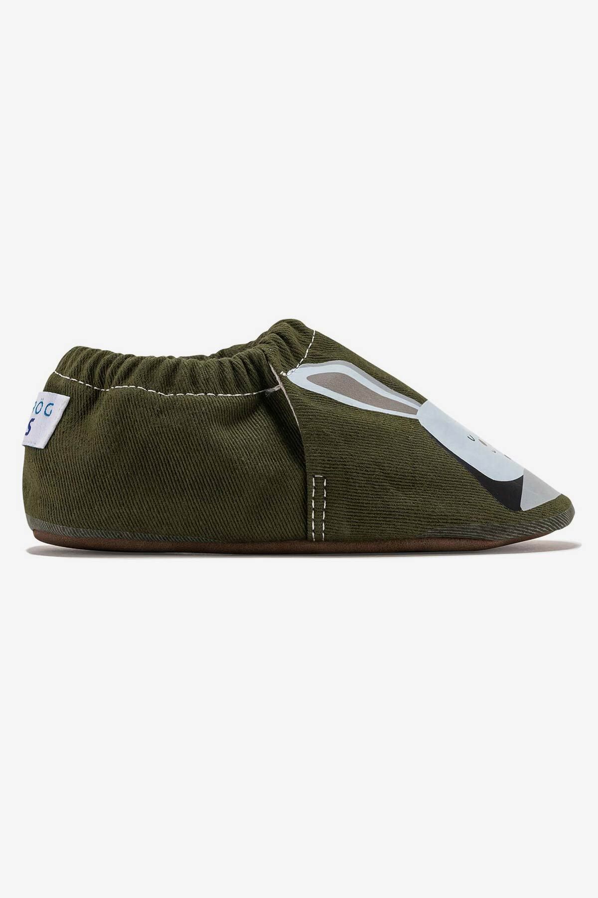 HOPFRÖG-Bunny Wizard Hyper Khaki Green Barefoot Smart Booties 6