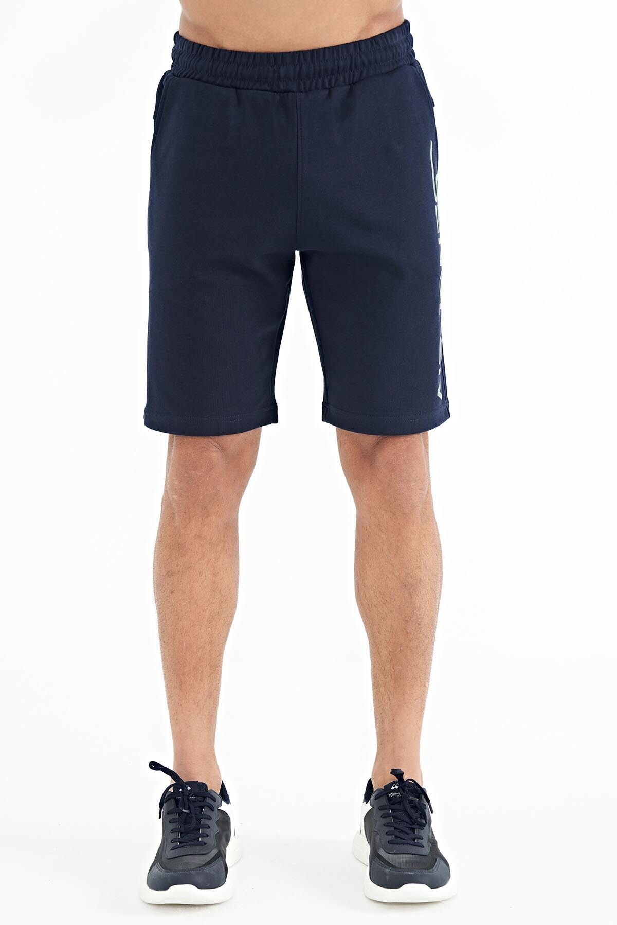 AIR JONES-Alva Indigo Printed Men's Shorts - 81245 1