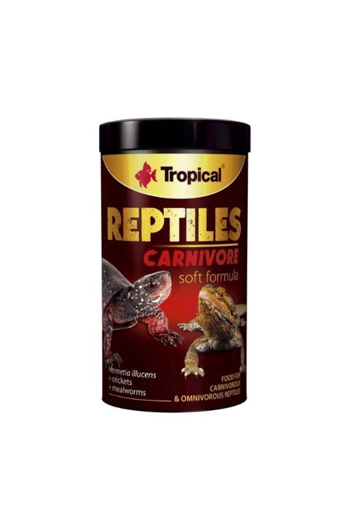 Tropical Reptiles Carnivore Soft Etobur Ve Omnivor Sürüngenler Için Yem 1000 ml 260 gr