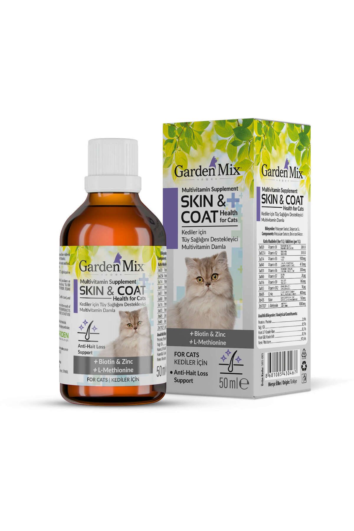 Garden Mix Kedi Tüy Sağlığı Damlası 50 Ml 430119