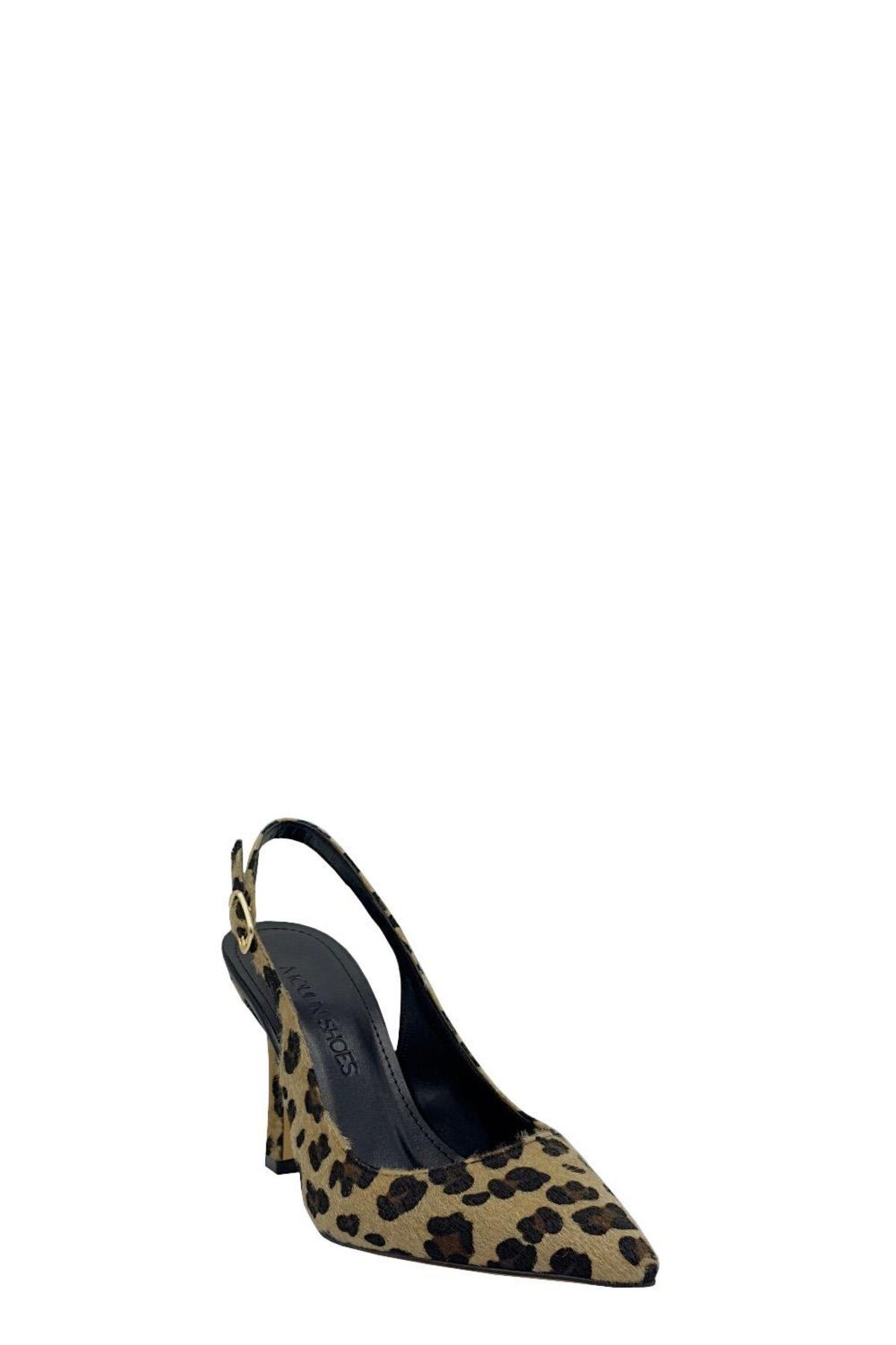 کفش مجلسی زنانه 010 240835 پلنگ اورجینال Moulin Shoes