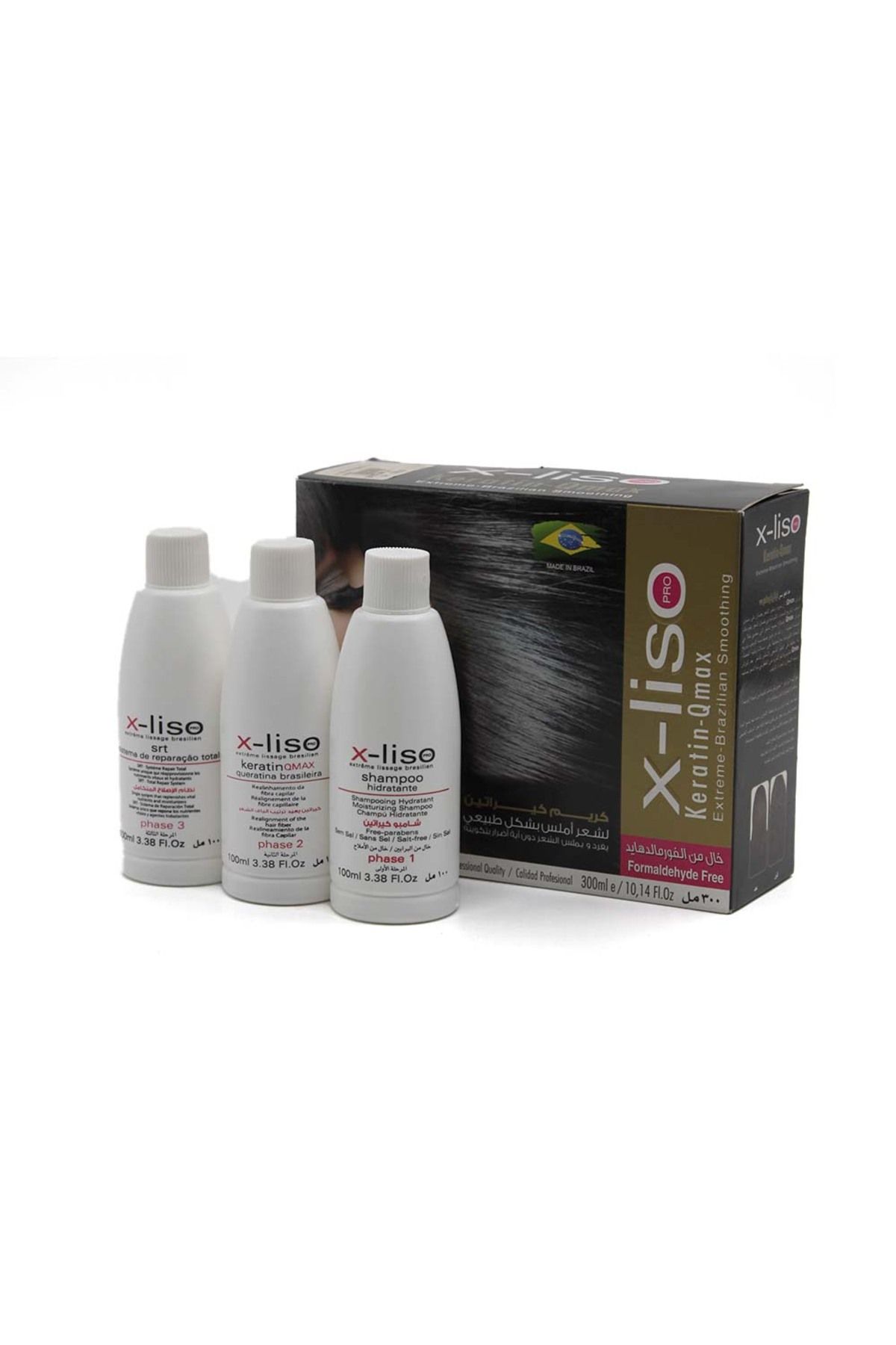X-Liso-Keratin Qmax Kit- 3 X 100 Ml 3