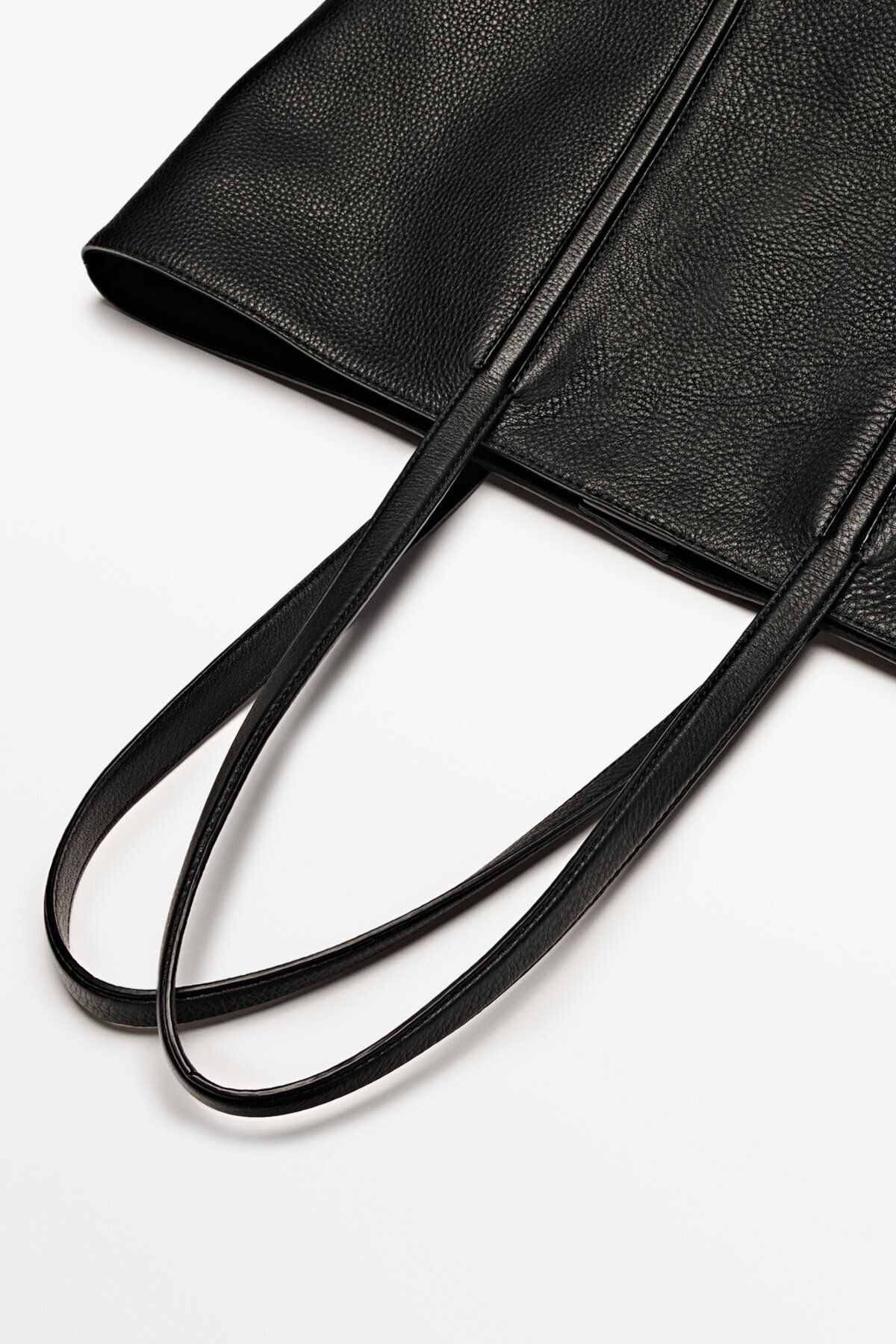 کیف کمری مشکی مردانه سیاه چرمی نپا اورجینال Massimo Dutti