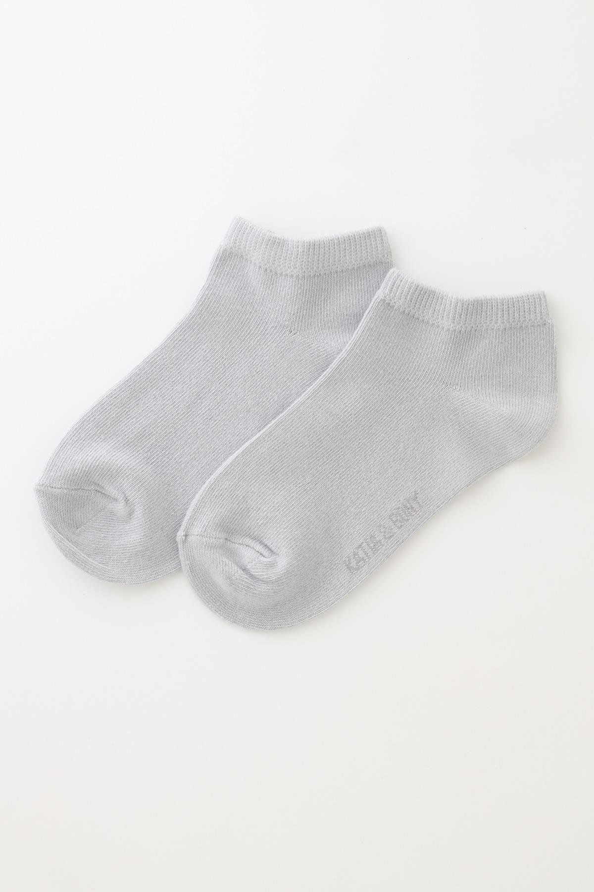 Katia&Bony-Gray Colored Children's Godeli Booties Socks 1