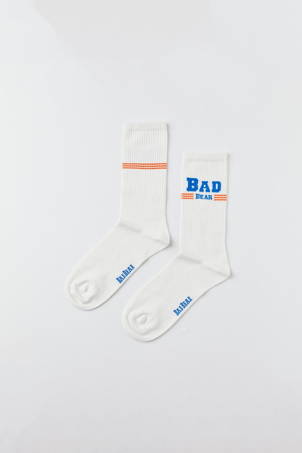 Bad Bear Saturn Beyaz Unisex Çorap