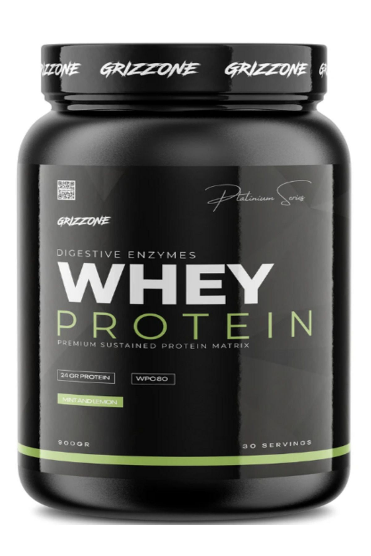 GRIZZY WHEY PROTEIN PRO WPC 80 900 GR 30 SERVIS ( NANE - LİMON )