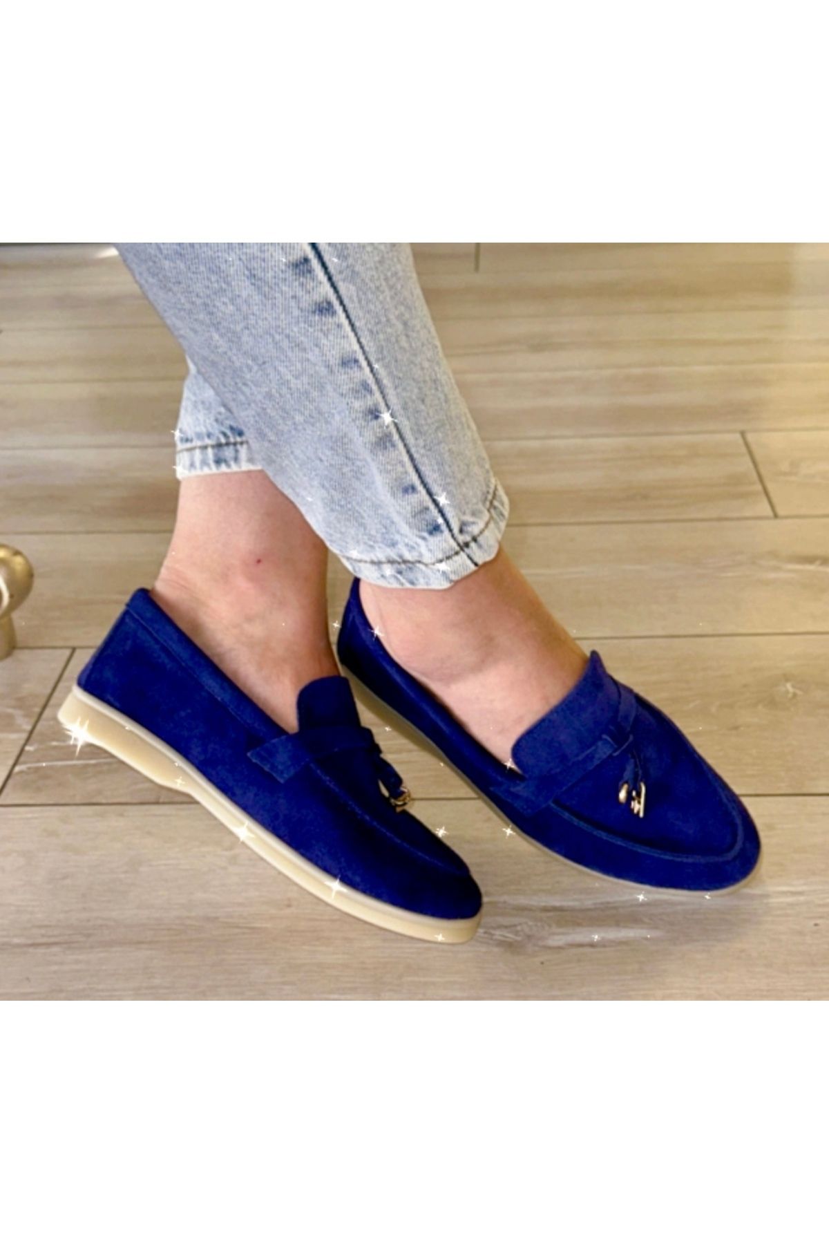 Lacivert Loafer ayakkabı