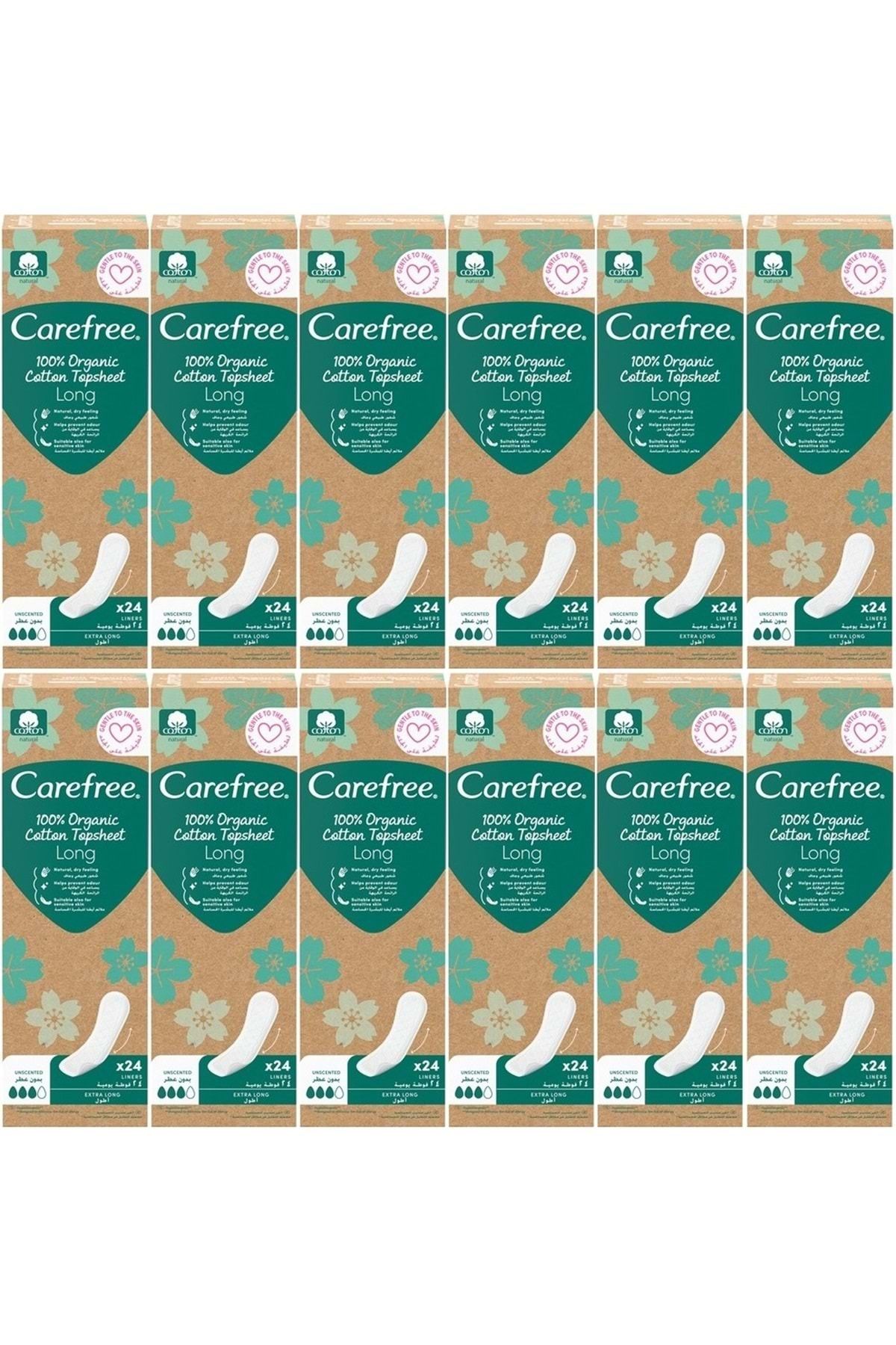 o.b. O.B Carefree Günlük Ped Organic Cotton Topsheet Uzun 288 Adet (12PK*24)