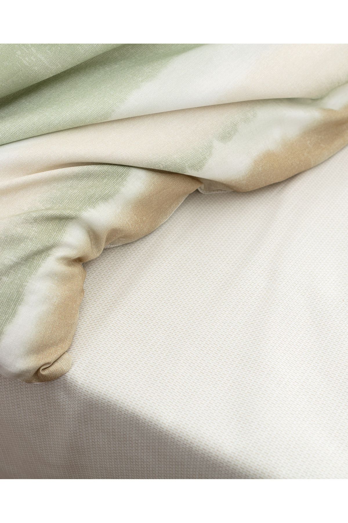 Madame Coco-Leda Double Khaki Bedding Set - 100% Cotton, Ranforce Printed 4