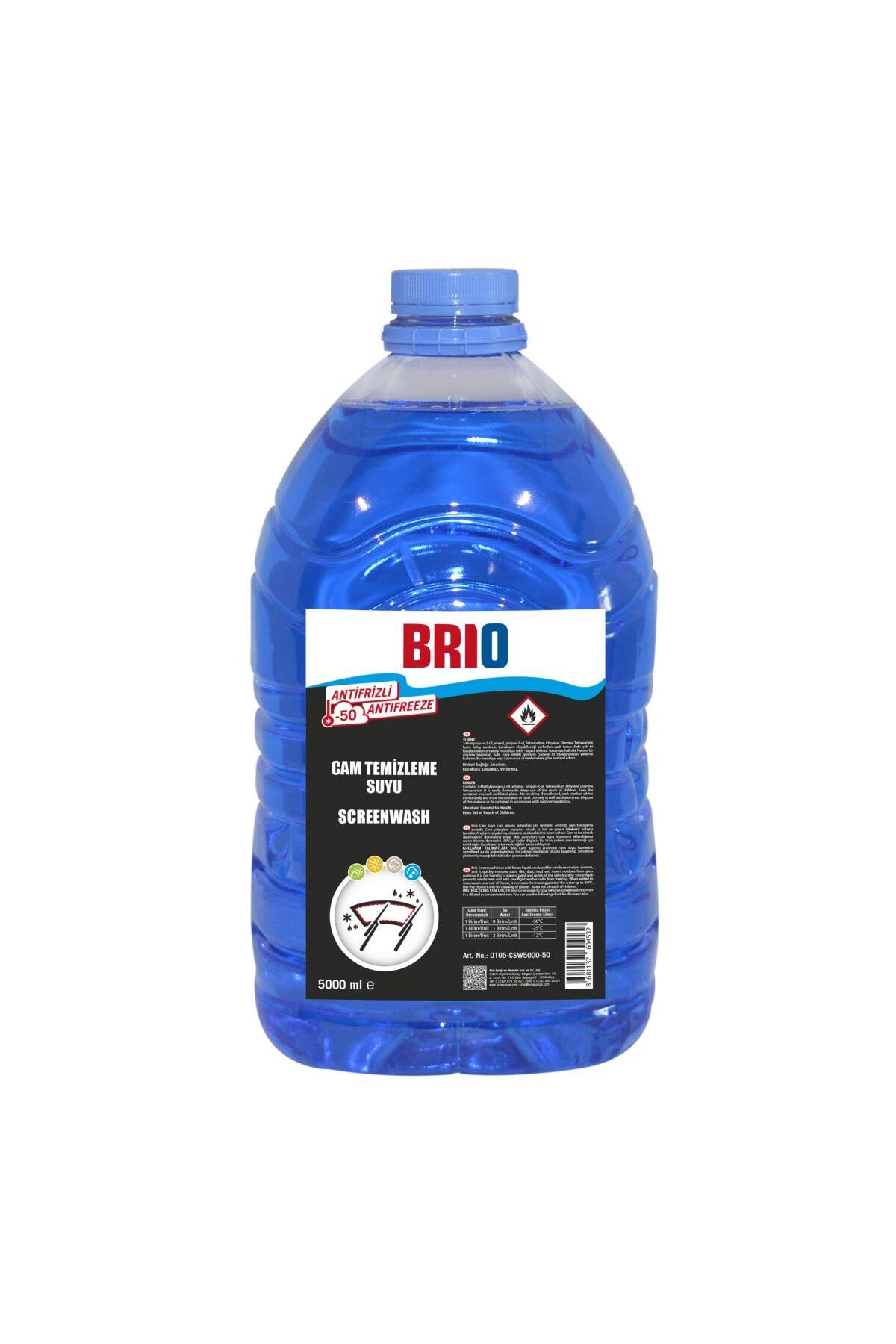 BRIO Cam Suyu 5000 Ml -50 Derece 4 Adet