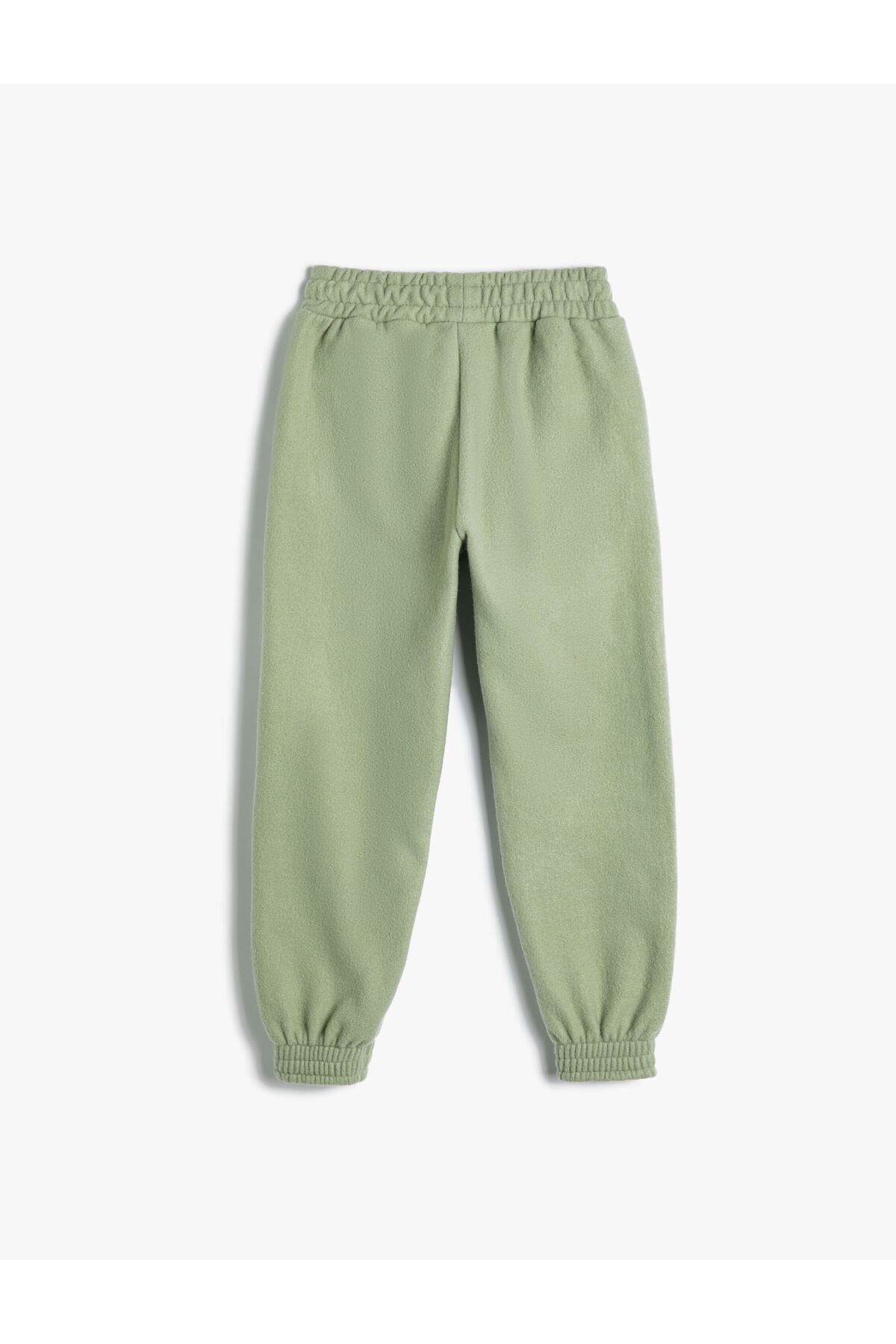 Koton-Polar Jogger Sweatpants with Applique Pockets and Elastic Waist 2