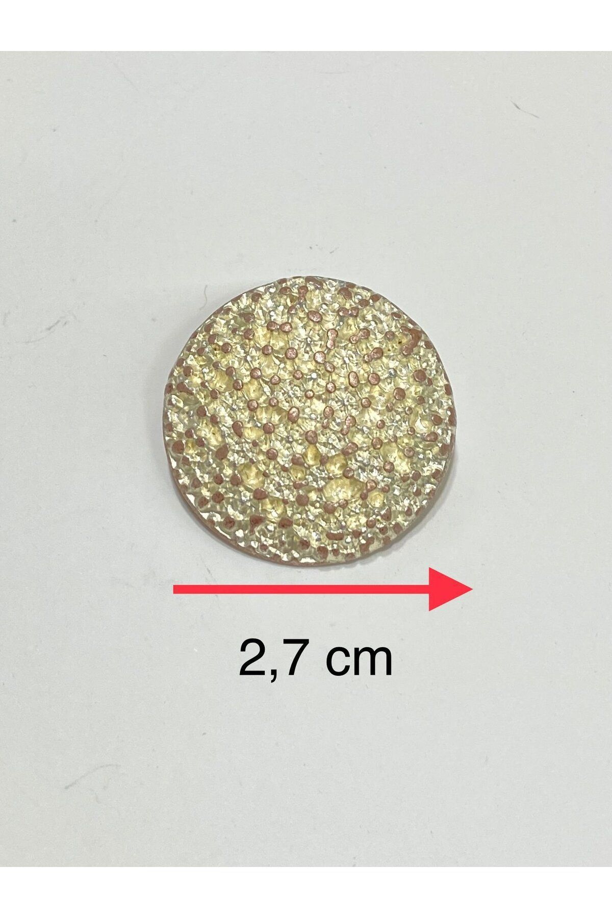 karantuhafiye-Coat Top Coat button / design button / special coated button / Light Cappuccino Set of 6 2.7 Cm 6