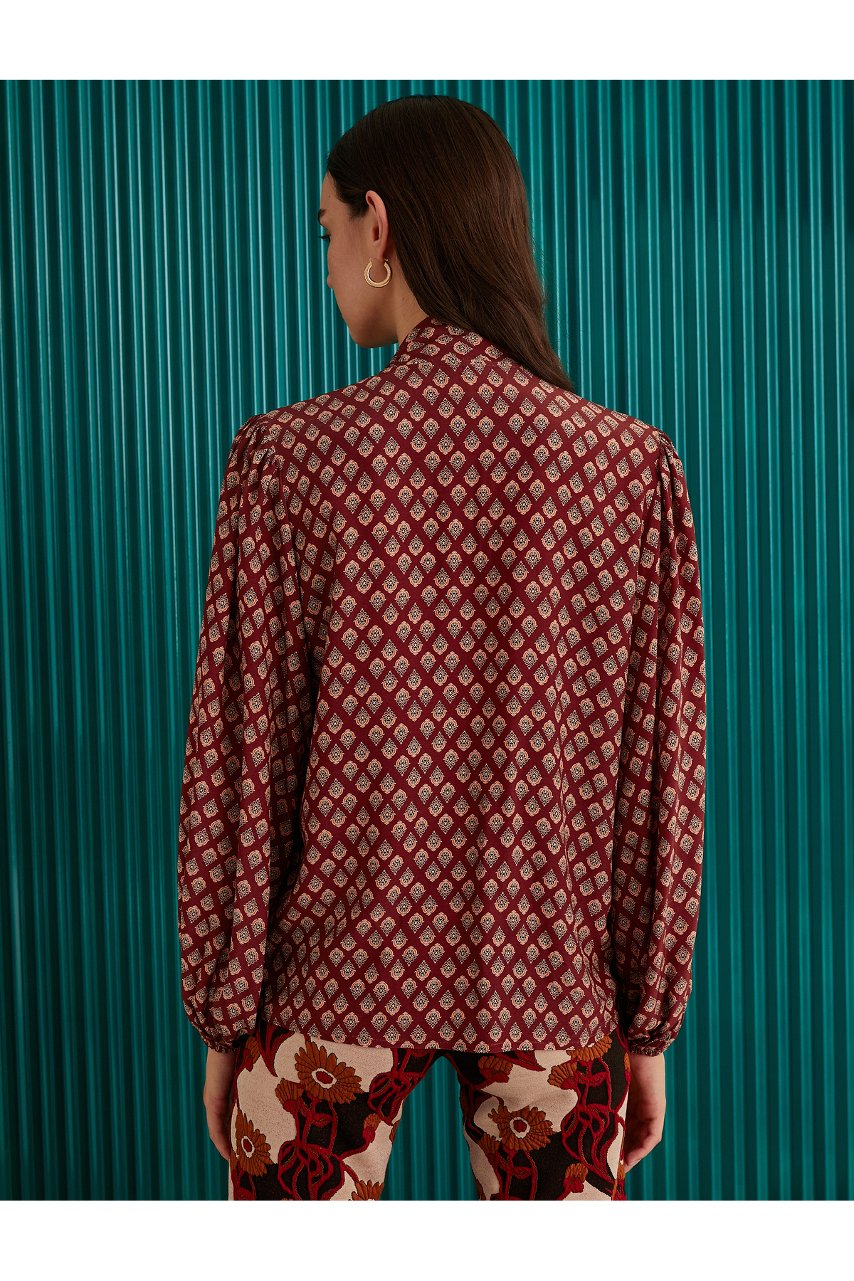 KOTON Damen Bluse Mit Schultergurten & Rücken-Details – Größe 32 – Rot – 100% Polyester – Maschinenwaschbar