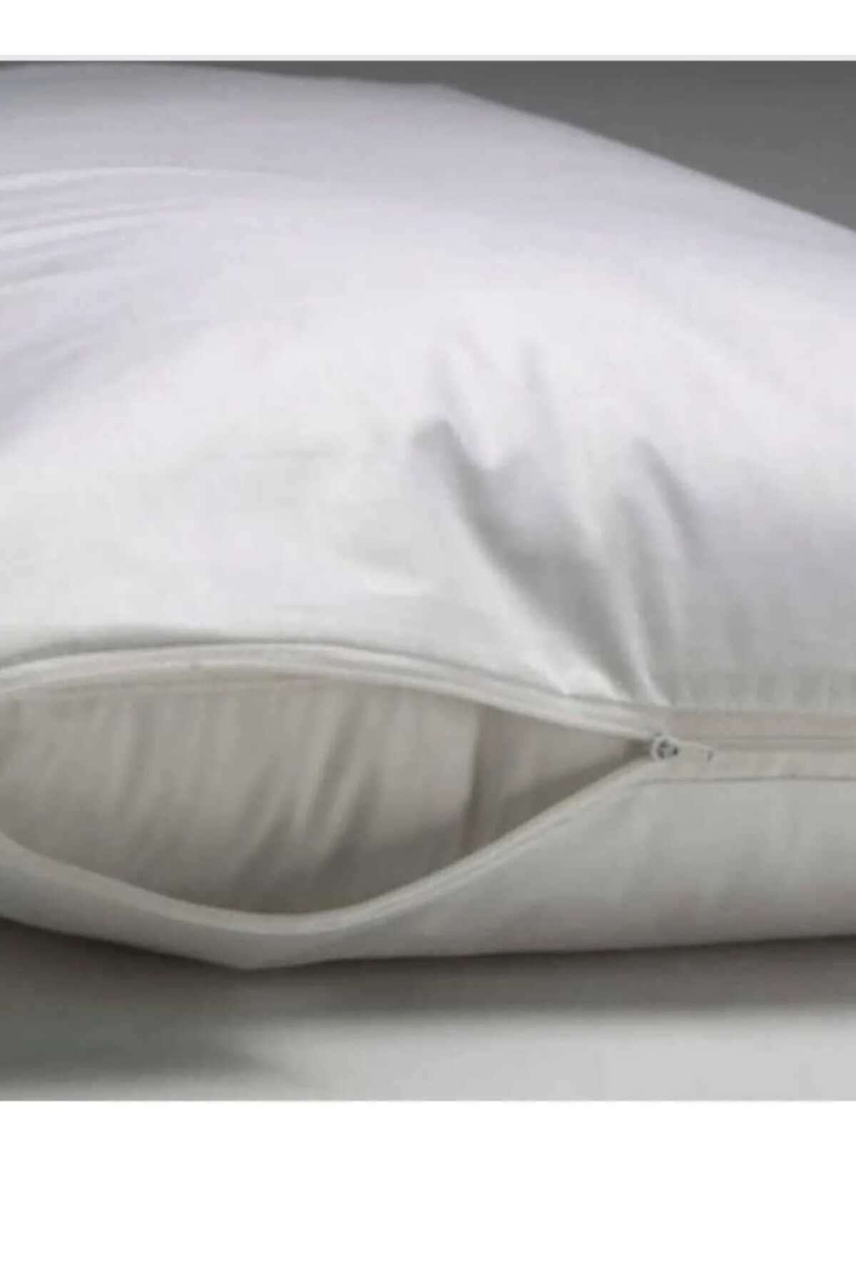 AYHOME-White Cotton Pillow - 50X70, Zippered Inner Lining, Pillow Mattress and Mitil Included 6