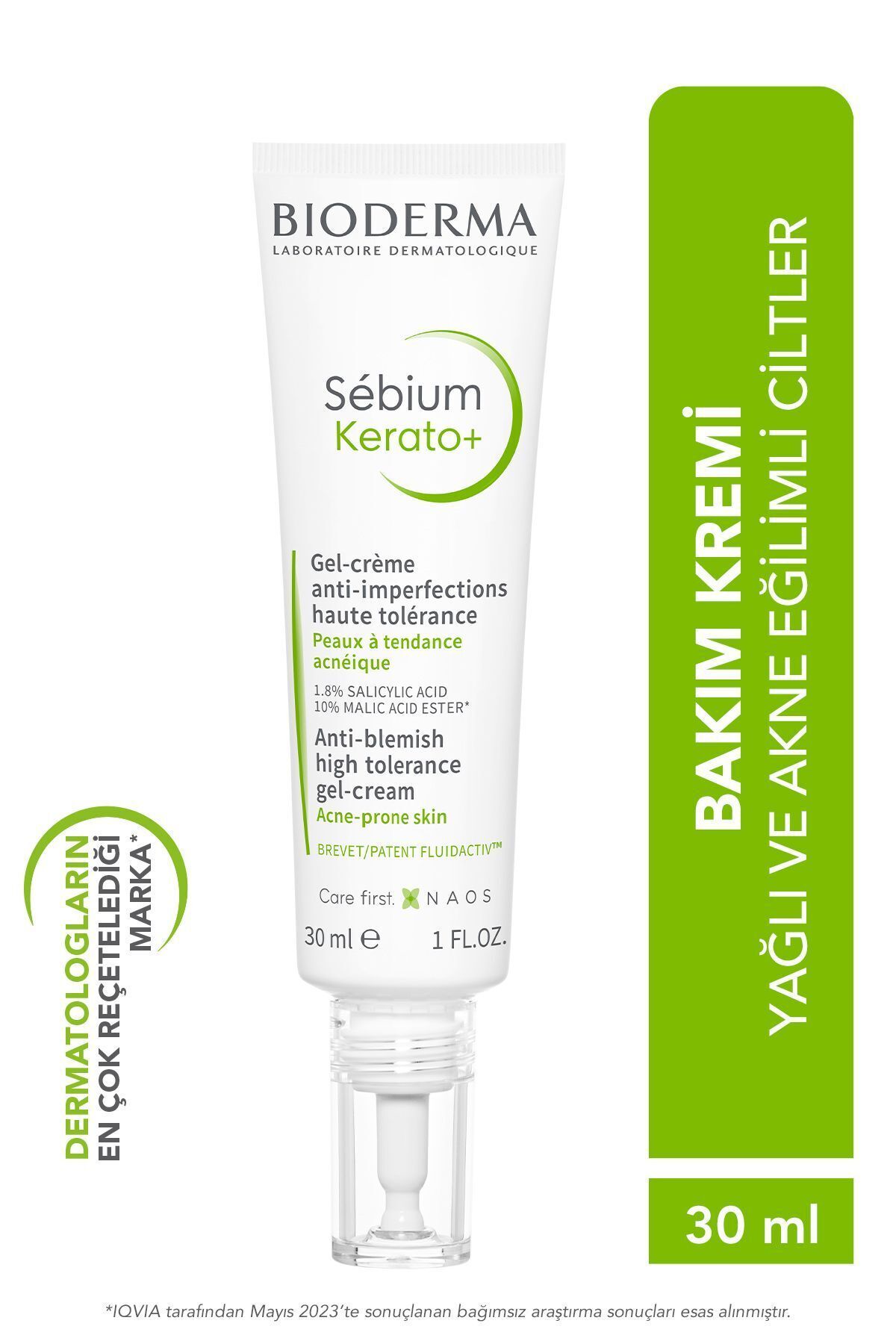 Bioderma Sebium Kerato Sivilce Ve Karşıtı Aha, Bha, Salisilik Asit Içeren Bakım Kremi 30 ml