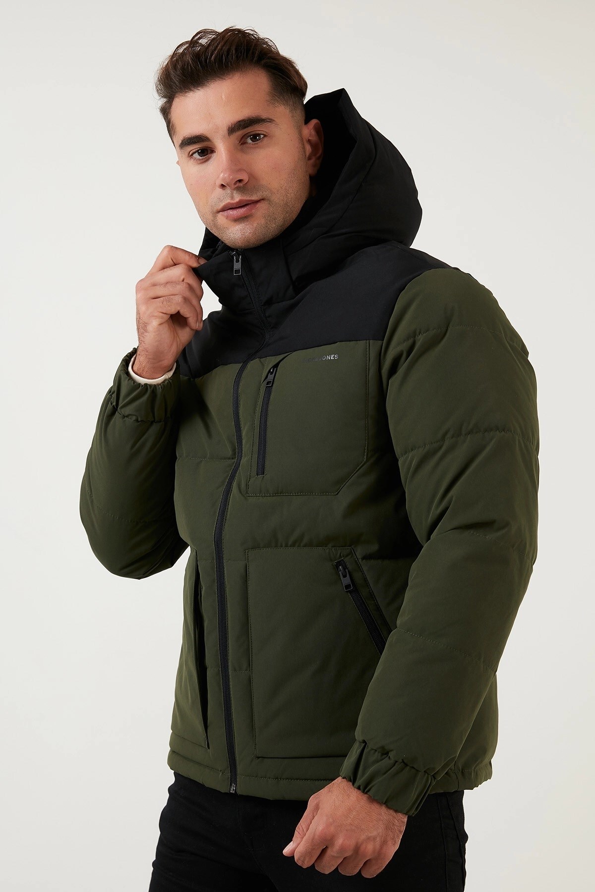کت مردانه جک اند جونز مدل Jcootto Puffer Sn کد 12214648 جک اند جونز کاپشن Jack & Jones