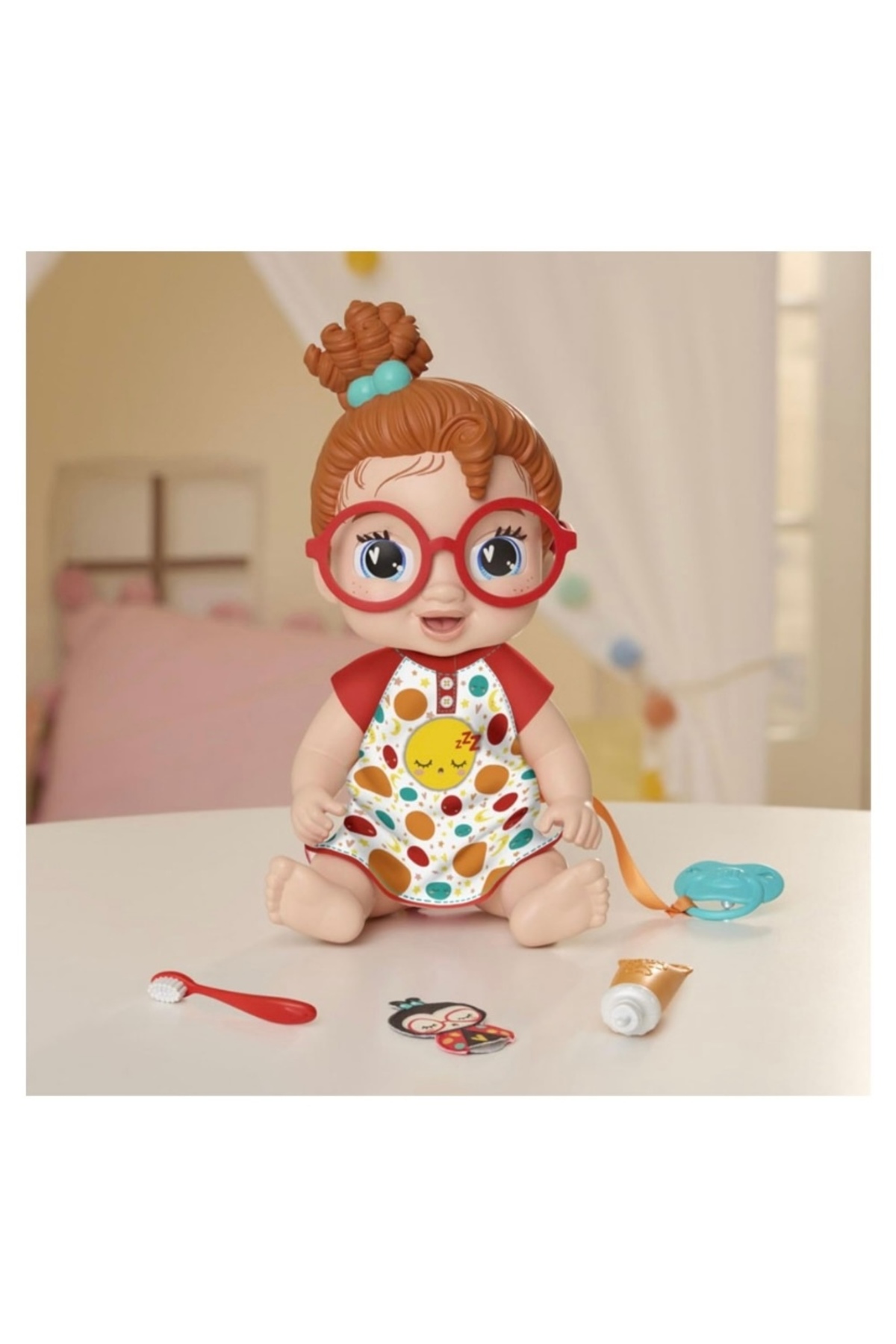 Baby Alive Kızıl Saçlı Uykucu Bebeğim F9965 fotoğrafı 3 (önizleme)