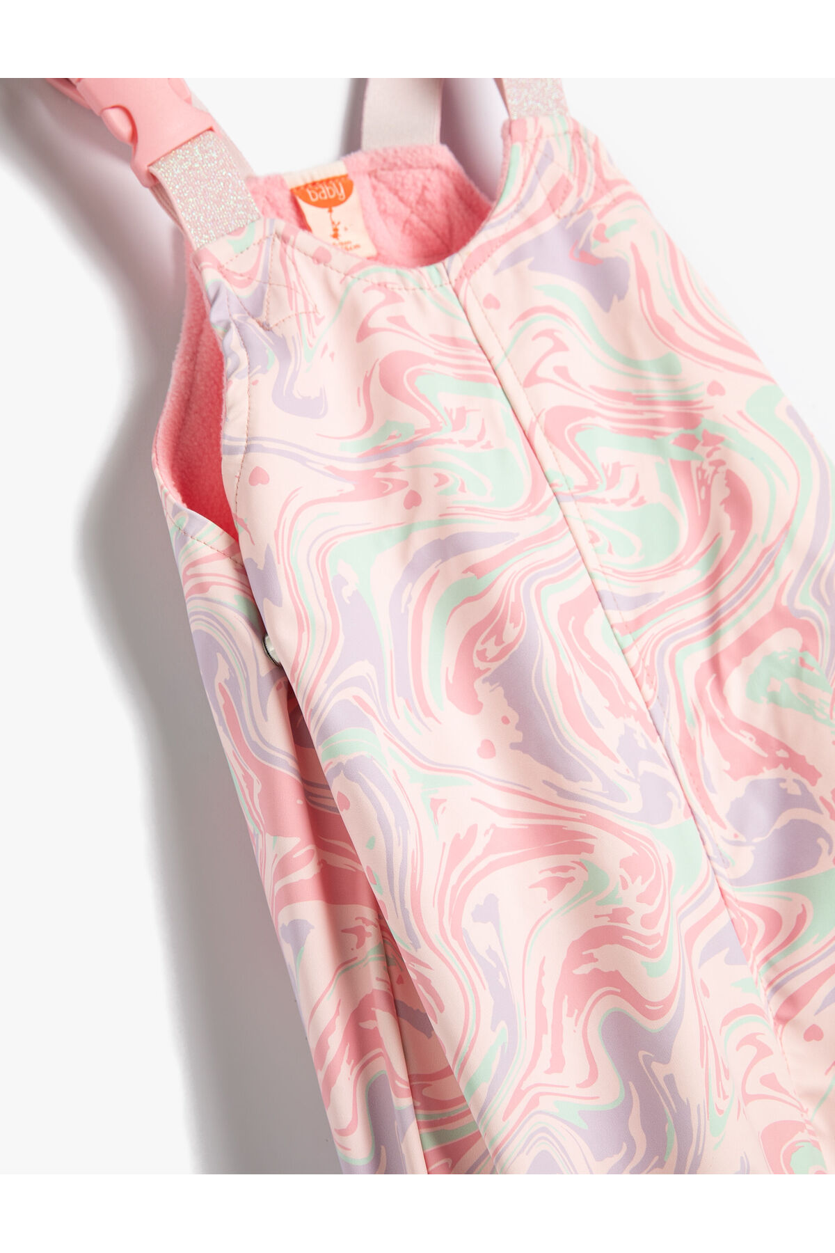 Koton Kız Bebek Pembe Desenli Kaban fotoğrafı 4 (önizleme)