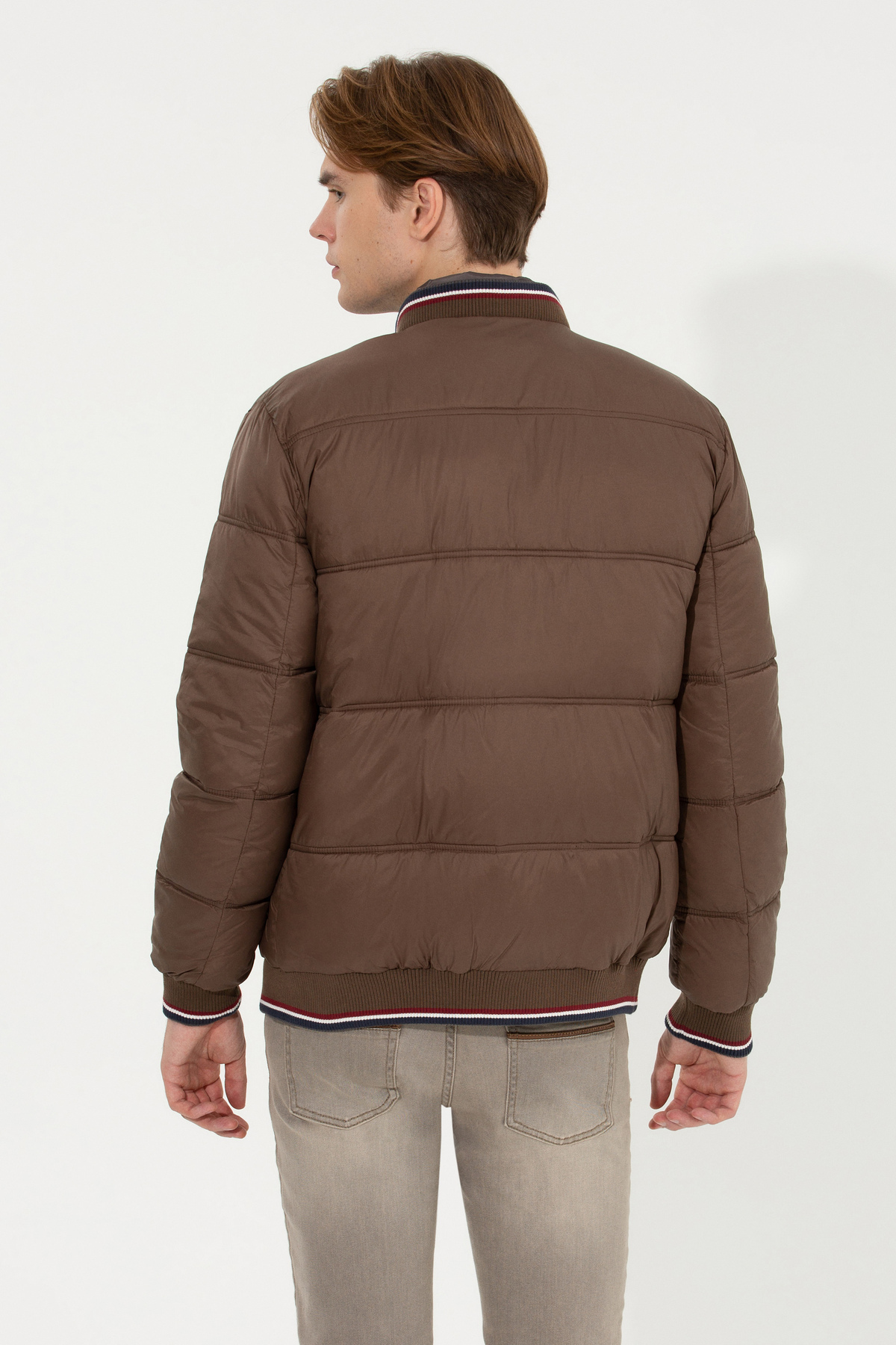 کاپشن مردانه یقه ایستاده | یو اس پولو U.S. Polo Assn. 627987 CN - تصویر 7