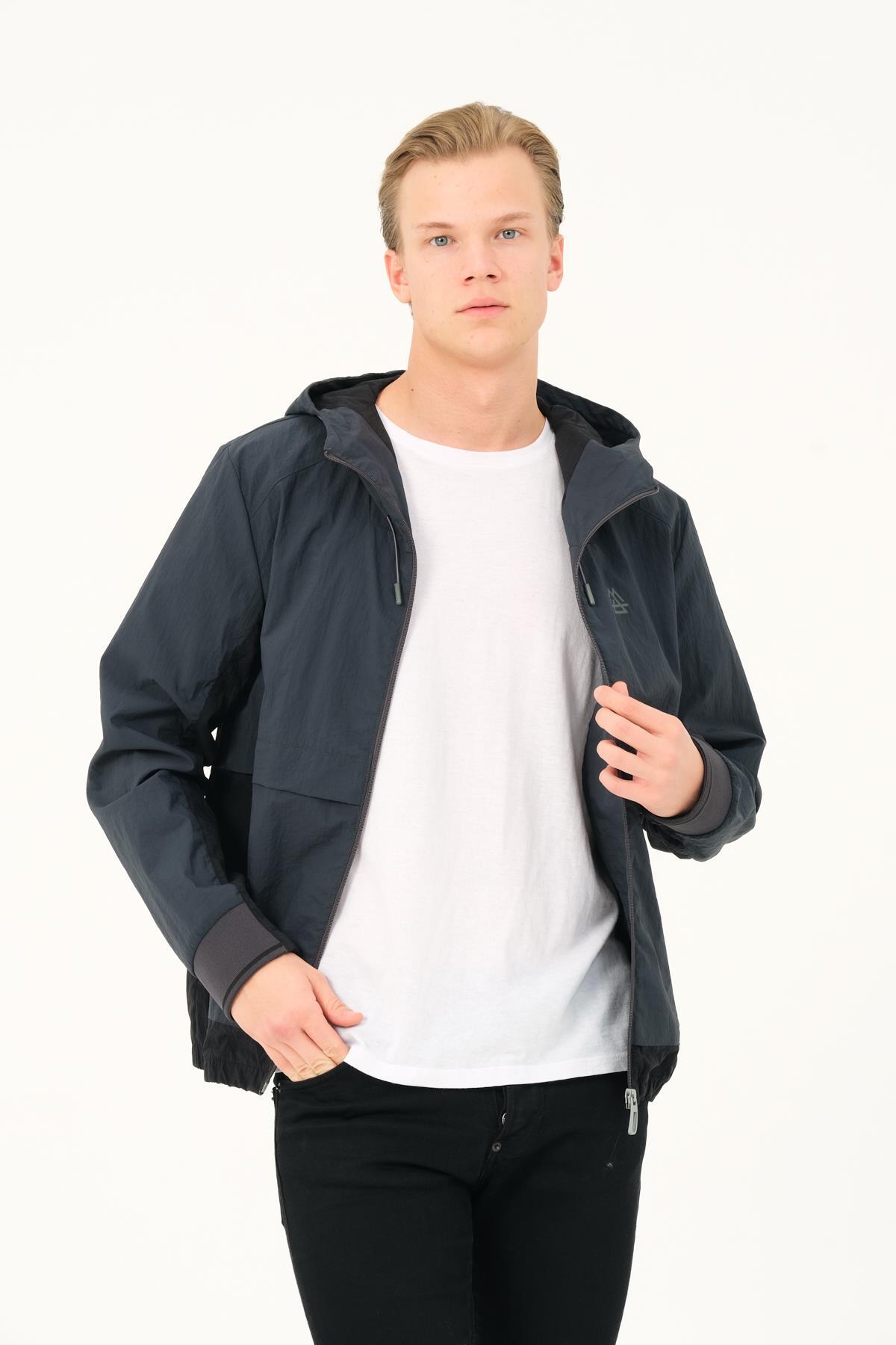 Peaks Windbreaker SP2402 — خاکستری TYCD4EB2731E80FD50 — تصویر 3 از 8