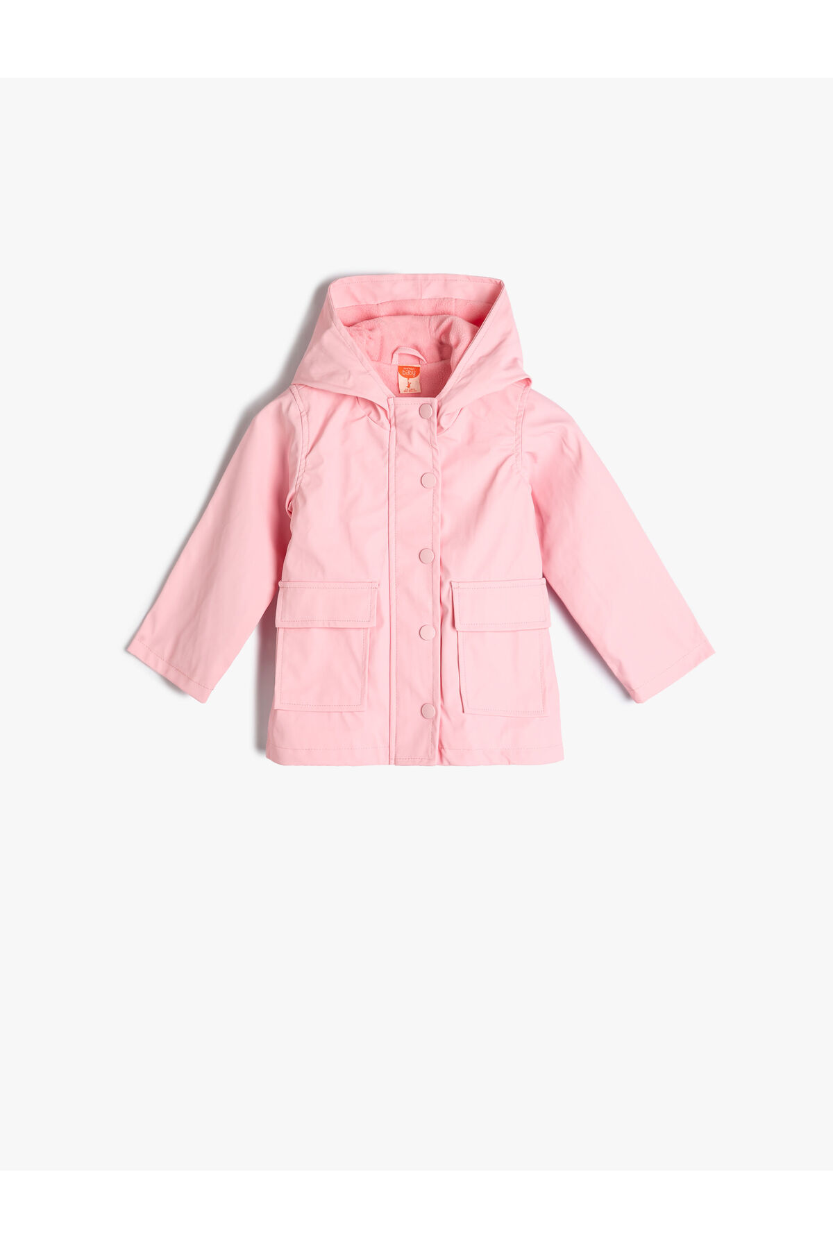 Koton Kapşonlu Kaban Cepli Rüzgar Kapaklı Çıtçıt Kapamalı fotoğrafı 3 (önizleme)