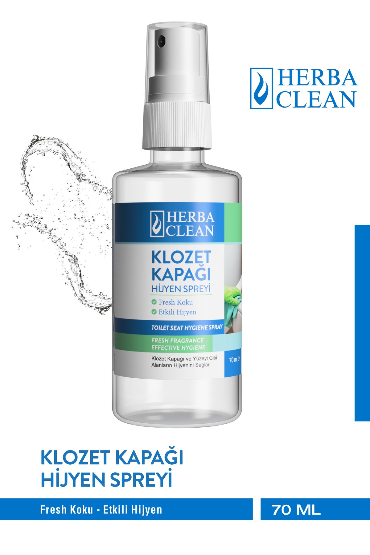 HERBACLEAN Klozet Kapağı Hijyen Spreyi 70ML